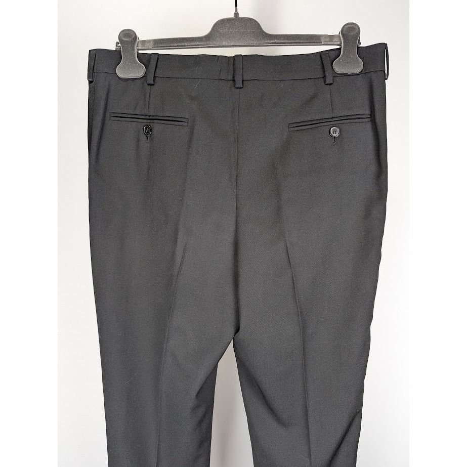 Saint Laurent Paris o1rshd1 Q:2 / 2 Pleats Tux Pants in Nero Size US 36 / EU 52 - 12 Thumbnail