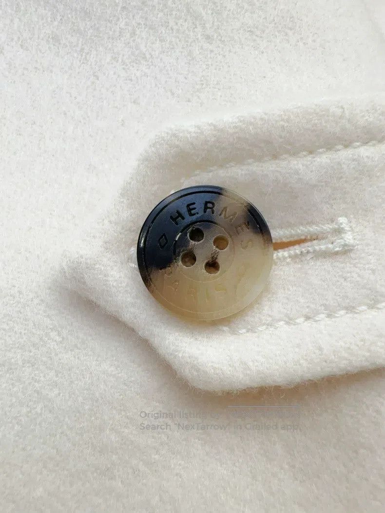 Hermes Hermes Cashmere double-faced casual short coat Size XXS / US 00 / IT 34 - 5 Thumbnail