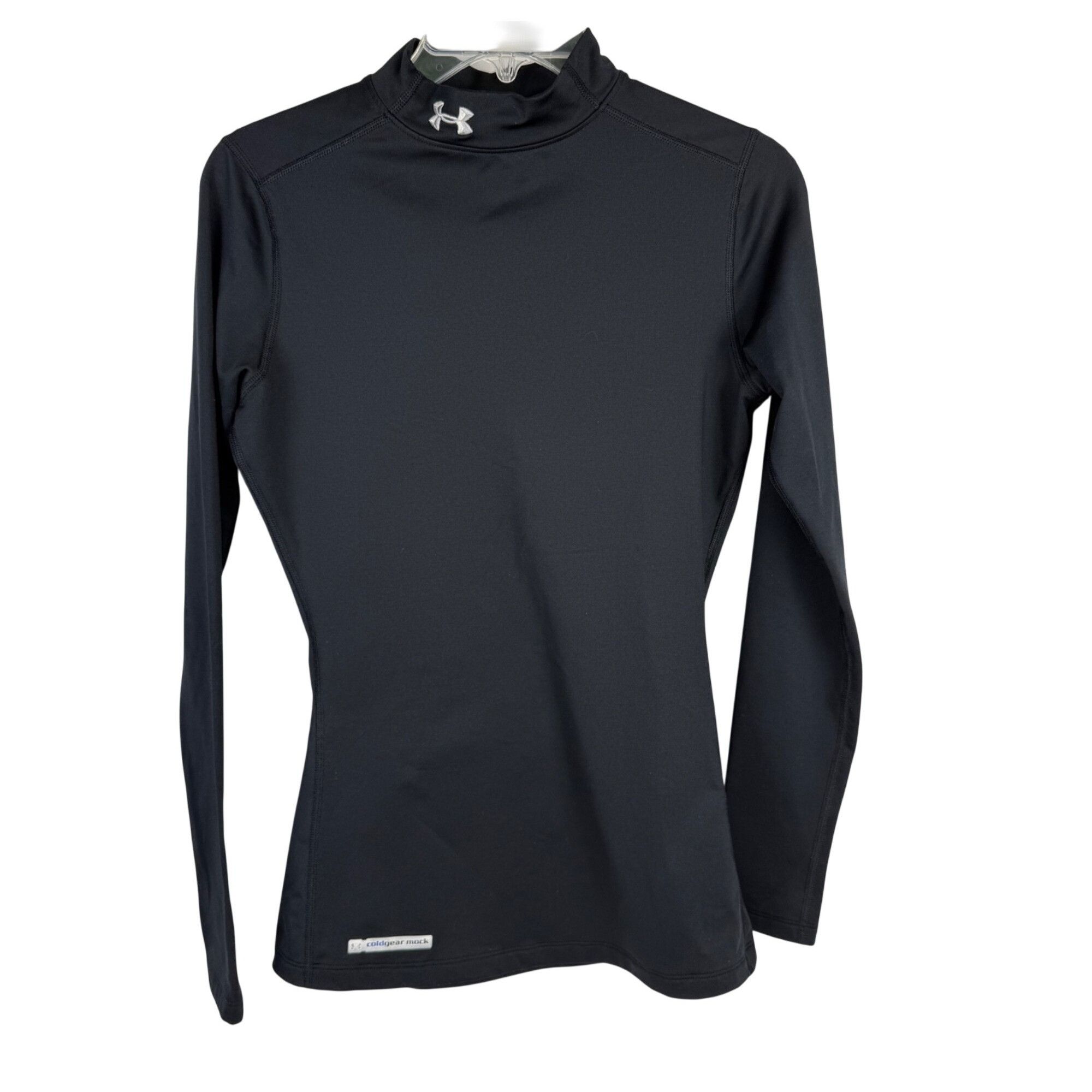 Under Armour Under Armour Women's ColdGear Mock-Neck Long-Sleeve Athletic Size S / US 4 / IT 40 - 1 Thumbnail