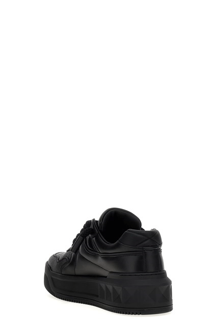 VALENTINO GARAVANI One Stud XL Black Leather Sneakers New