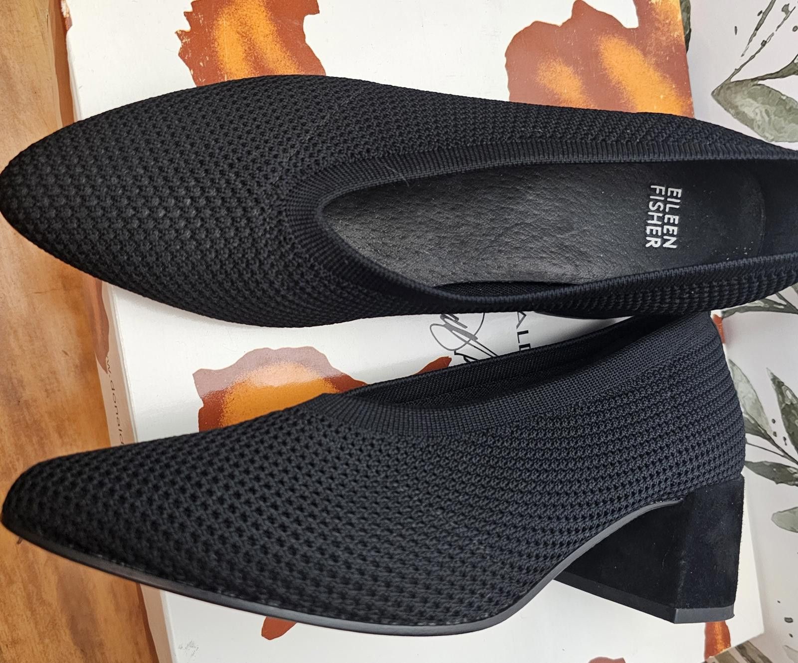 Eileen Fisher Eileen Fisher Shoes Black Womens Size 9 Heels Size US 9 / IT 39 - 1 Thumbnail