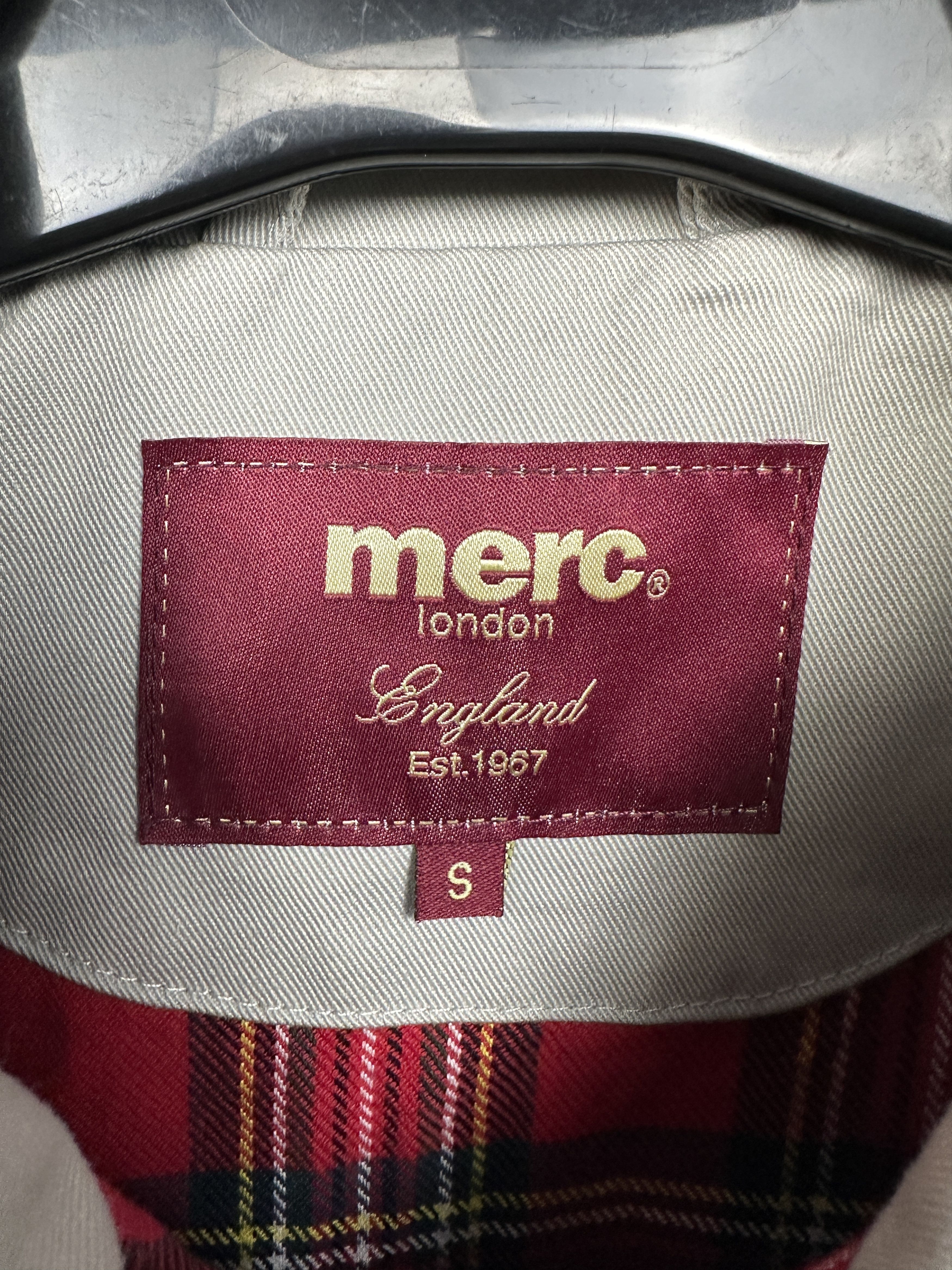 Merc Merc London Mens Plaid Lined Classic Jacket Size US S / EU 44-46 / 1 - 3 Thumbnail