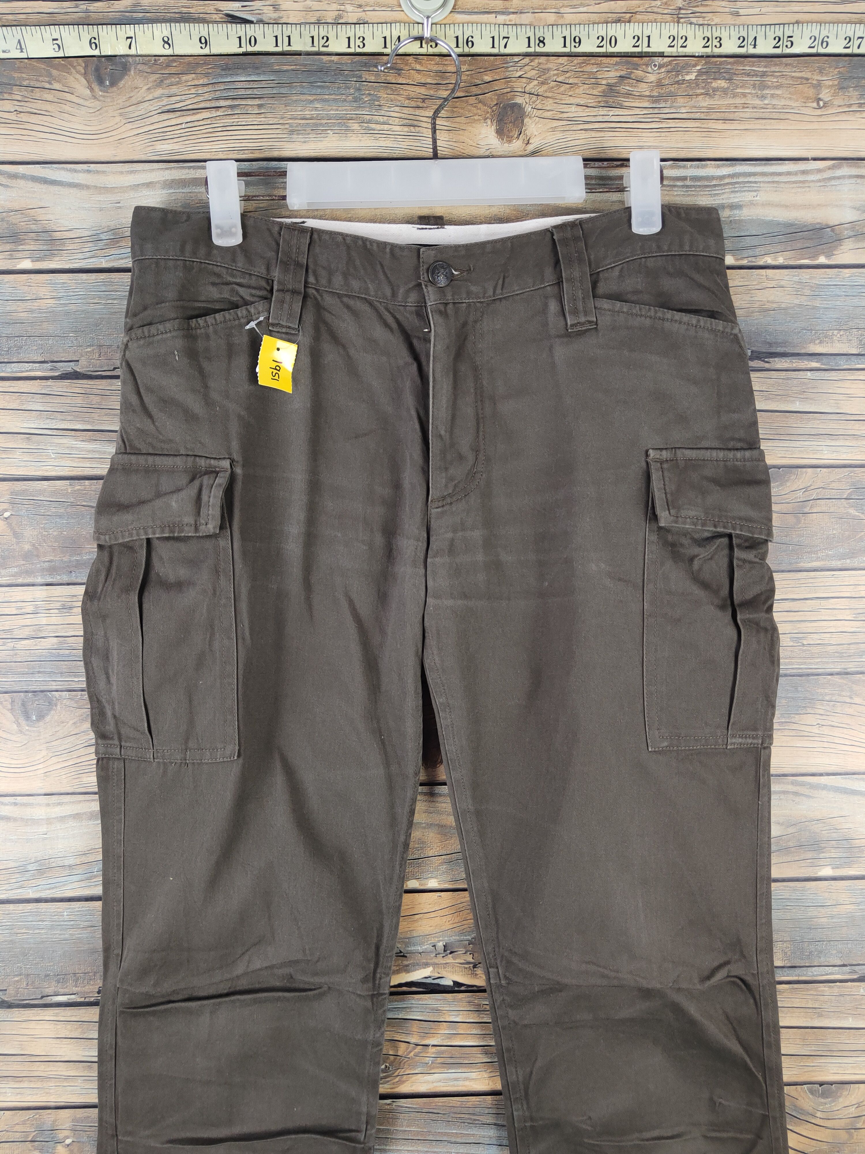 Japanese Brand DL Audience Brown Multipocket Tactical Cargo Pants #1951 Size US 32 / EU 48 - 2 Thumbnail