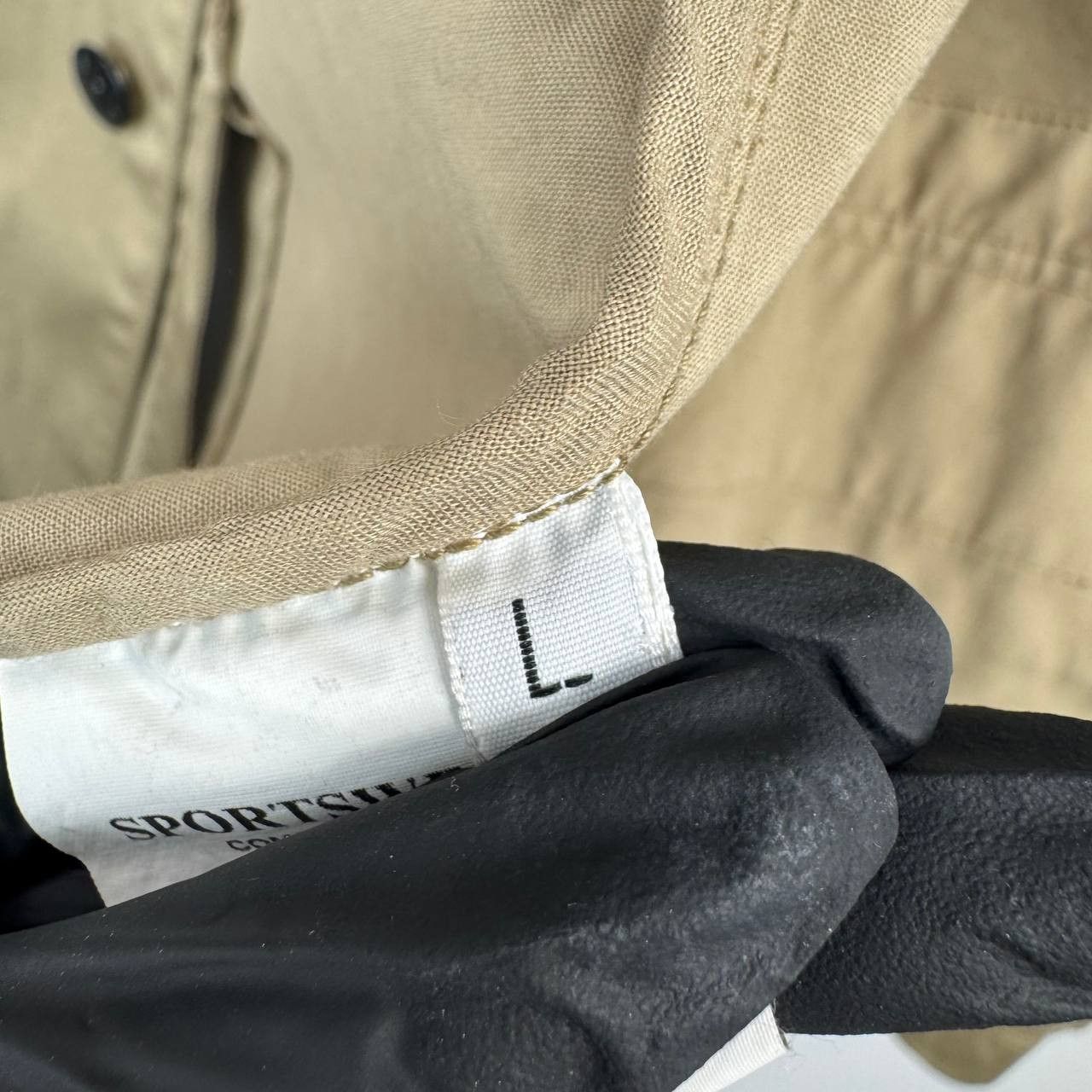 Stone Island Stone Island Beige Cotton Field Jacket Overshirt Mens Size L Size US L / EU 52-54 / 3 - 11 Thumbnail