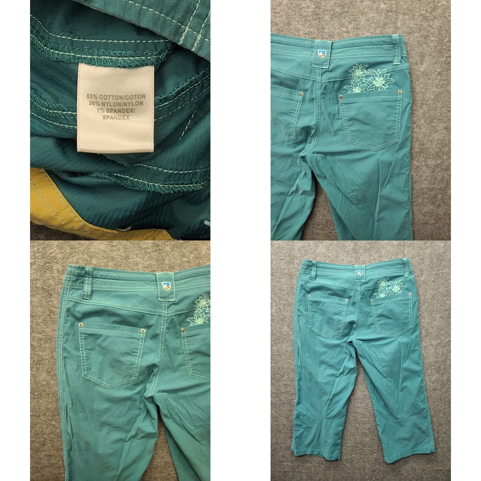 Vintage Kuhl Capri Pants Womens 4x20 Trekr Kapri Regular Fit Outdoors Hiking Stretch Capris Blue 20 in Inseam Ladies Shoes? Size 27" / US 4 / IT 40 - 8 Thumbnail