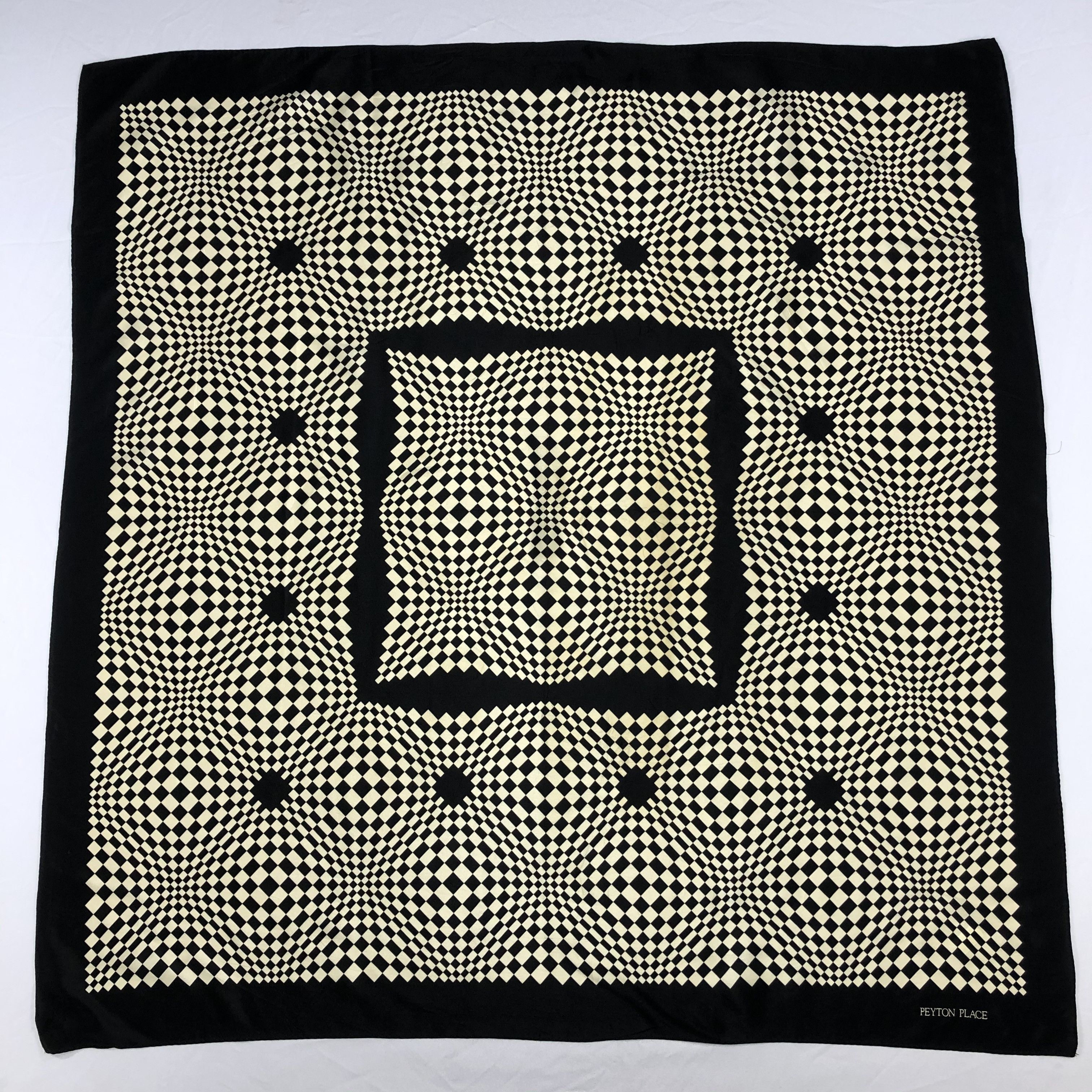 Vintage Vintage Peyton Place Silk Scarf Size ONE SIZE - 2 Thumbnail