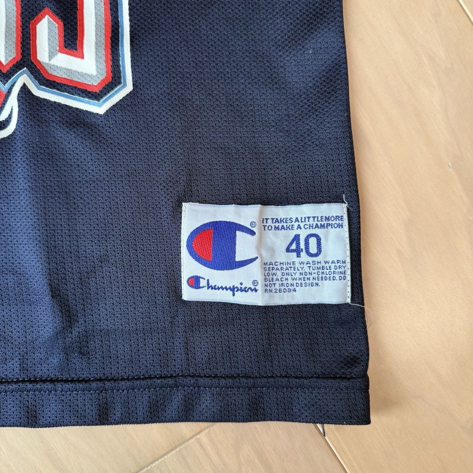 Champion Vintage Hakeem Olajuwon Houston Rockets Jersey 40 Navy Size US S / EU 44-46 / 1 - 6 Thumbnail