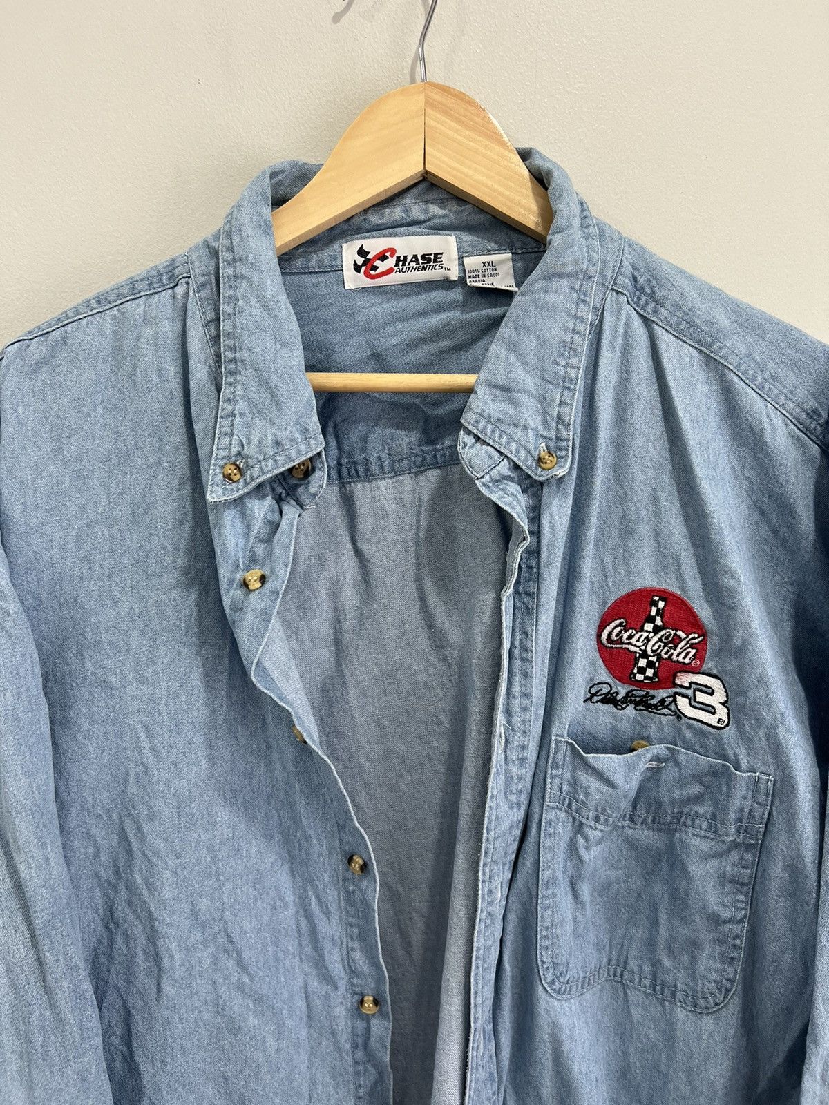 Vintage Vintage Coca Cola Button Up Shirt xxl dale racing Size US XXL / EU 58 / 5 - 2 Thumbnail