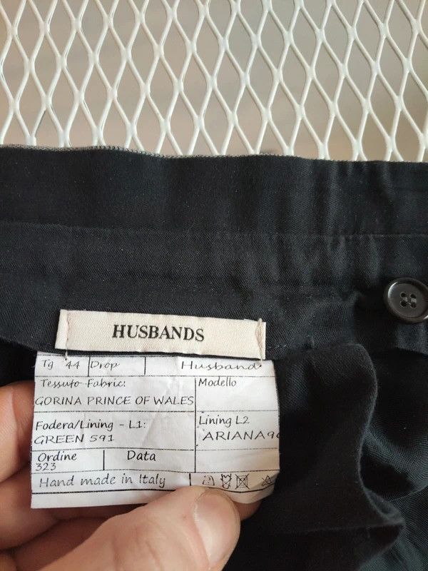 HUSBANDS Husbands Prince of Wales Suit Trousers – Gorina – Size 44 Size 42S - 4 Thumbnail