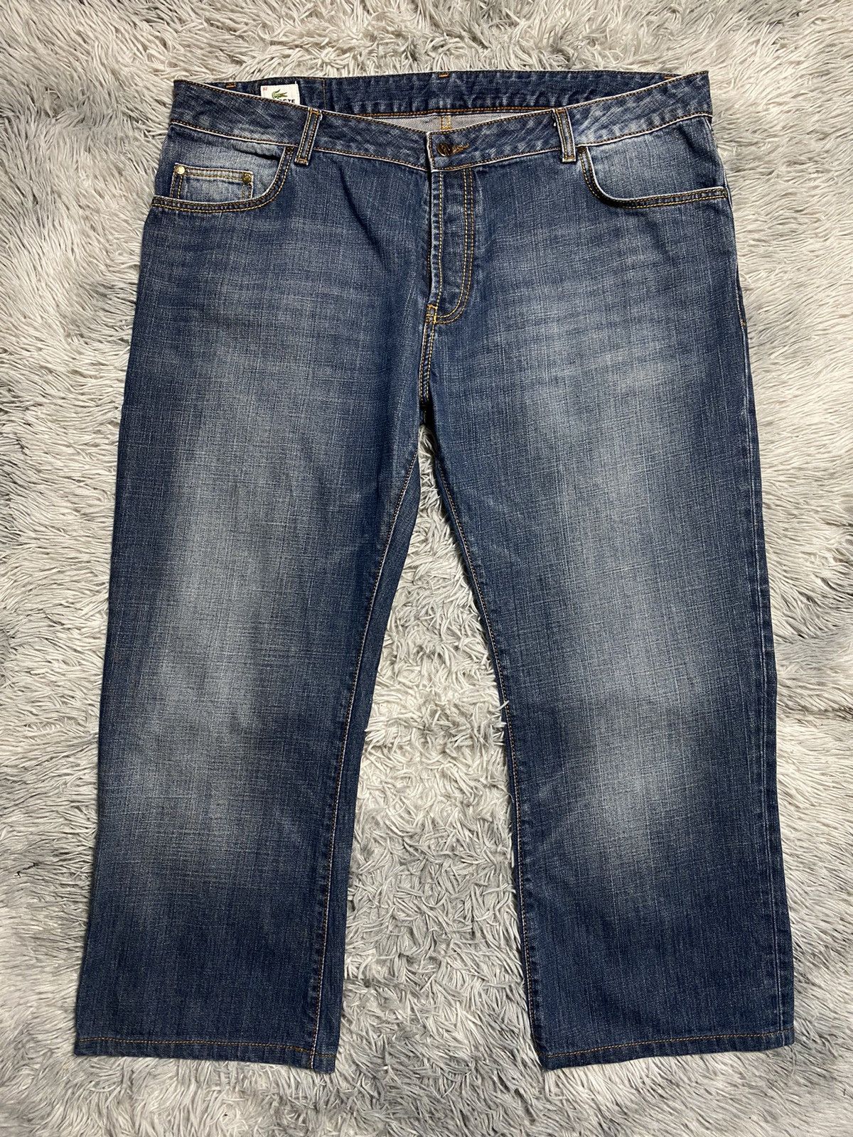 Lacoste × Vintage Lacoste Jeans Size 52, Dark Blue, Vintage Style Size US 36 / EU 52 - 2 Thumbnail