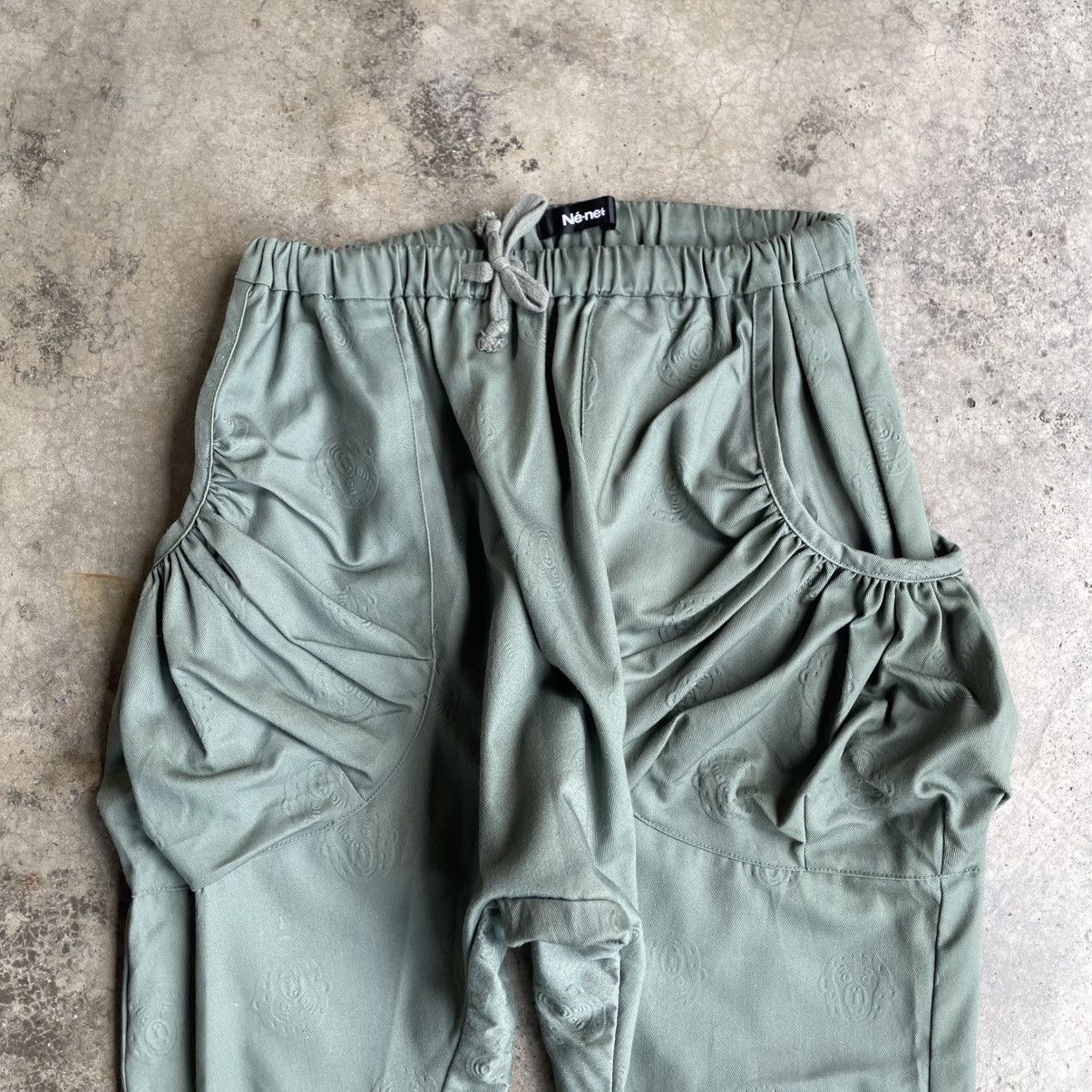 Ne-Net 🔥🇯🇵Ne Net By Issey Miyake Draw String Drop Croth Pants Size US 32 / EU 48 - 2 Thumbnail