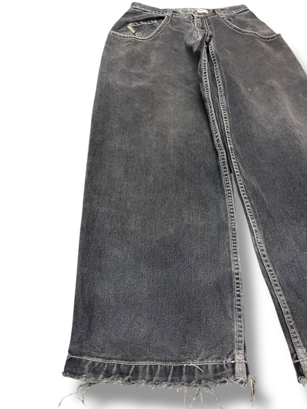 JNCO Vintage 90’s JNCO Baggy Low Down Faded Denim Size US 31 - 3 Thumbnail