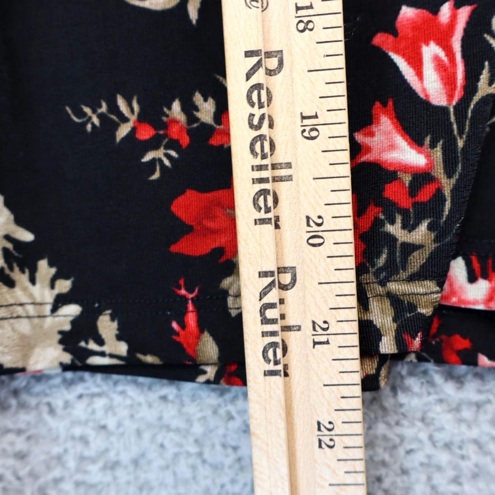 Vintage VINTAGE Carol Rose 90s Blouse Large Made USA Floral Romantic Goth Size L / US 10 / IT 46 - 4 Thumbnail