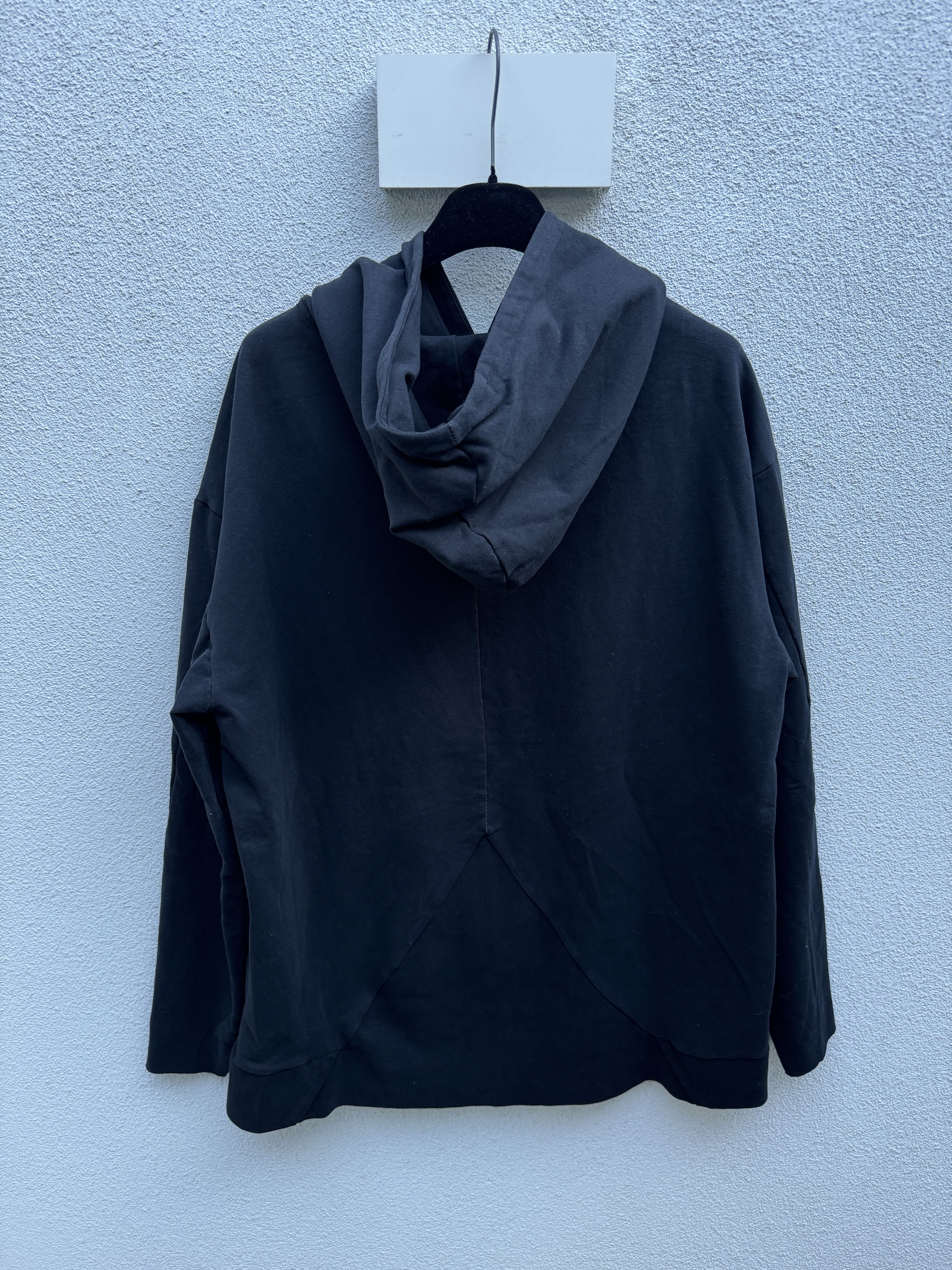 Thom Krom Thom Krom Black Cotton Bone Hoddie Sweater with Print Size US XL / EU 56 / 4 - 2 Thumbnail