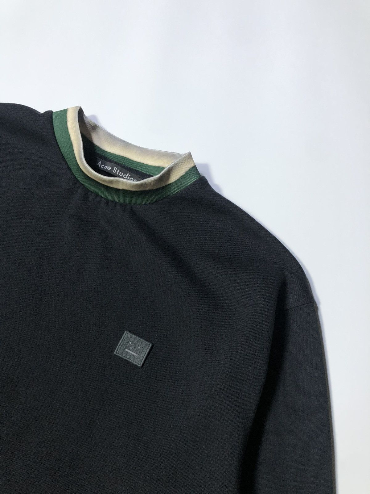 Acne Studios Acne Studios Black Folsom Face Sweatshirt Size US XS / EU 42 / 0 - 5 Thumbnail