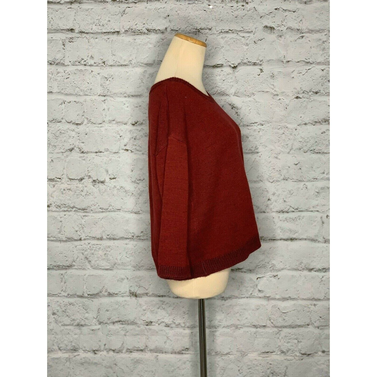 BB Dakota BB Dakota red split back oversized sweater size XS Size XS / US 0-2 / IT 36-38 - 5 Thumbnail