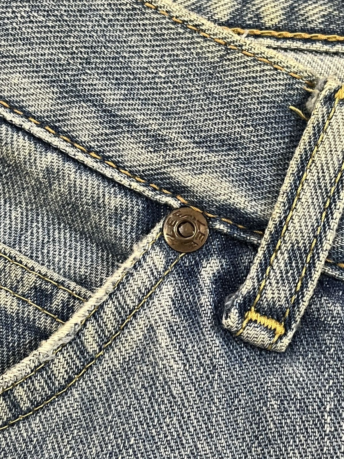 Lee Vintage Lee Riders Selvedge Distressed Denim Size US 29 - 12 Thumbnail