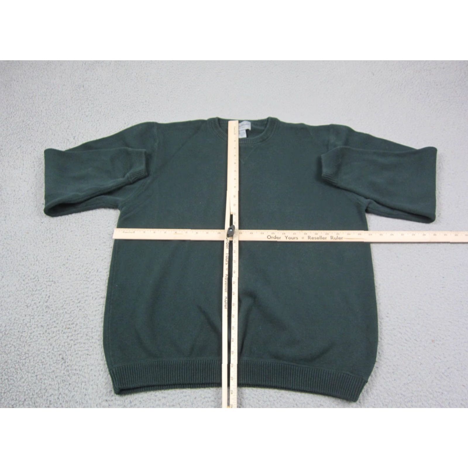 Eddie Bauer VINTAGE Eddie Bauer Sweater Mens XLT Green Cotton Australia Pullover Knit Crew Neck Long Sleeve Regular Fit Wool? Size US XL / EU 56 / 4 - 6 Thumbnail