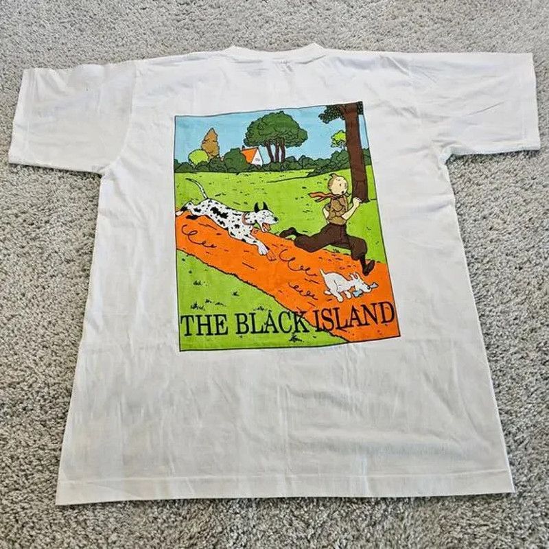Other The Adventures of TinTin The Vintage VTG Boxy T XL Size US XL / EU 56 / 4 - 5 Thumbnail