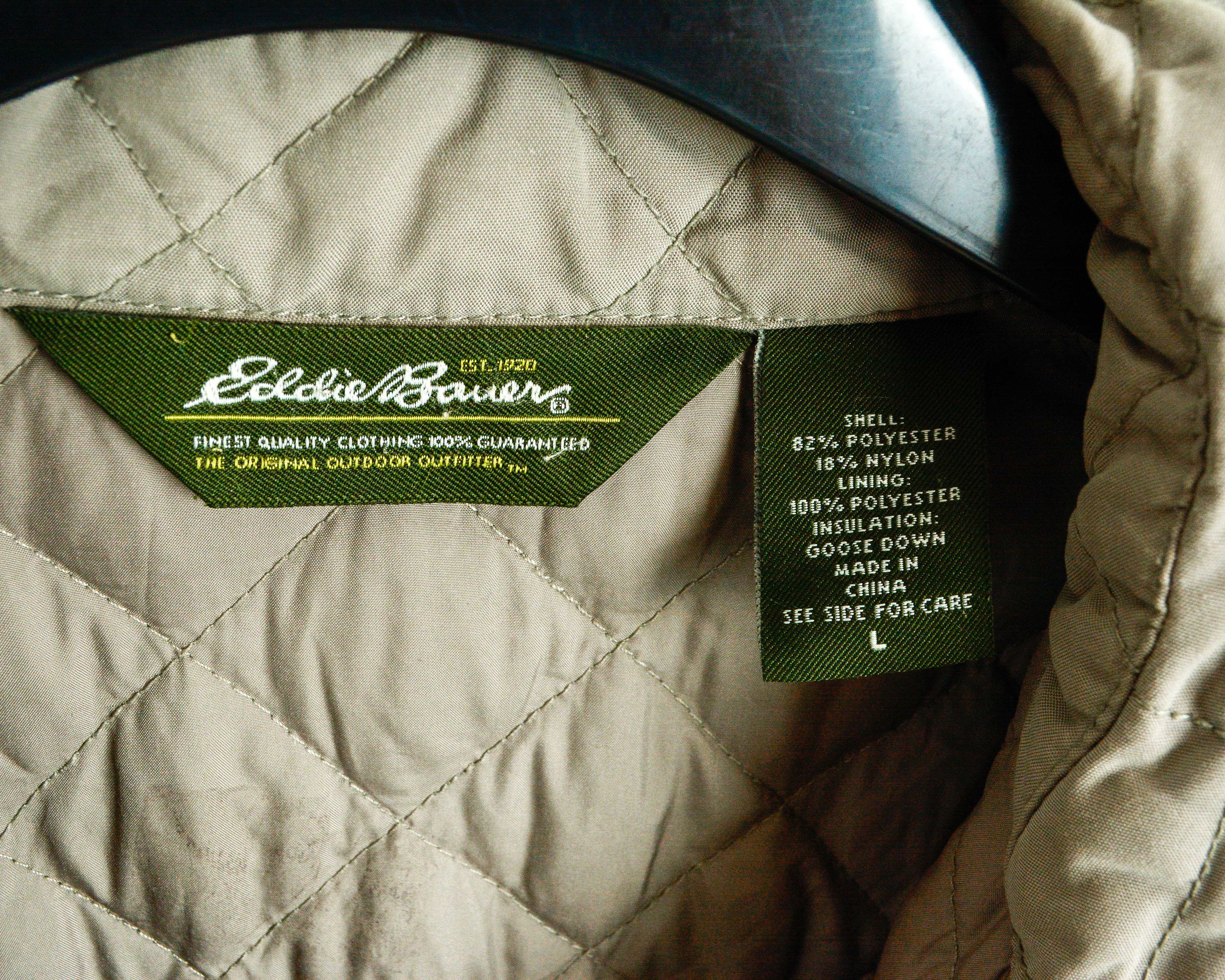 Eddie Bauer Women L Jacket Coat Overcoat Waistcoat Quilted Lightweight Size L / US 10 / IT 46 - 4 Thumbnail