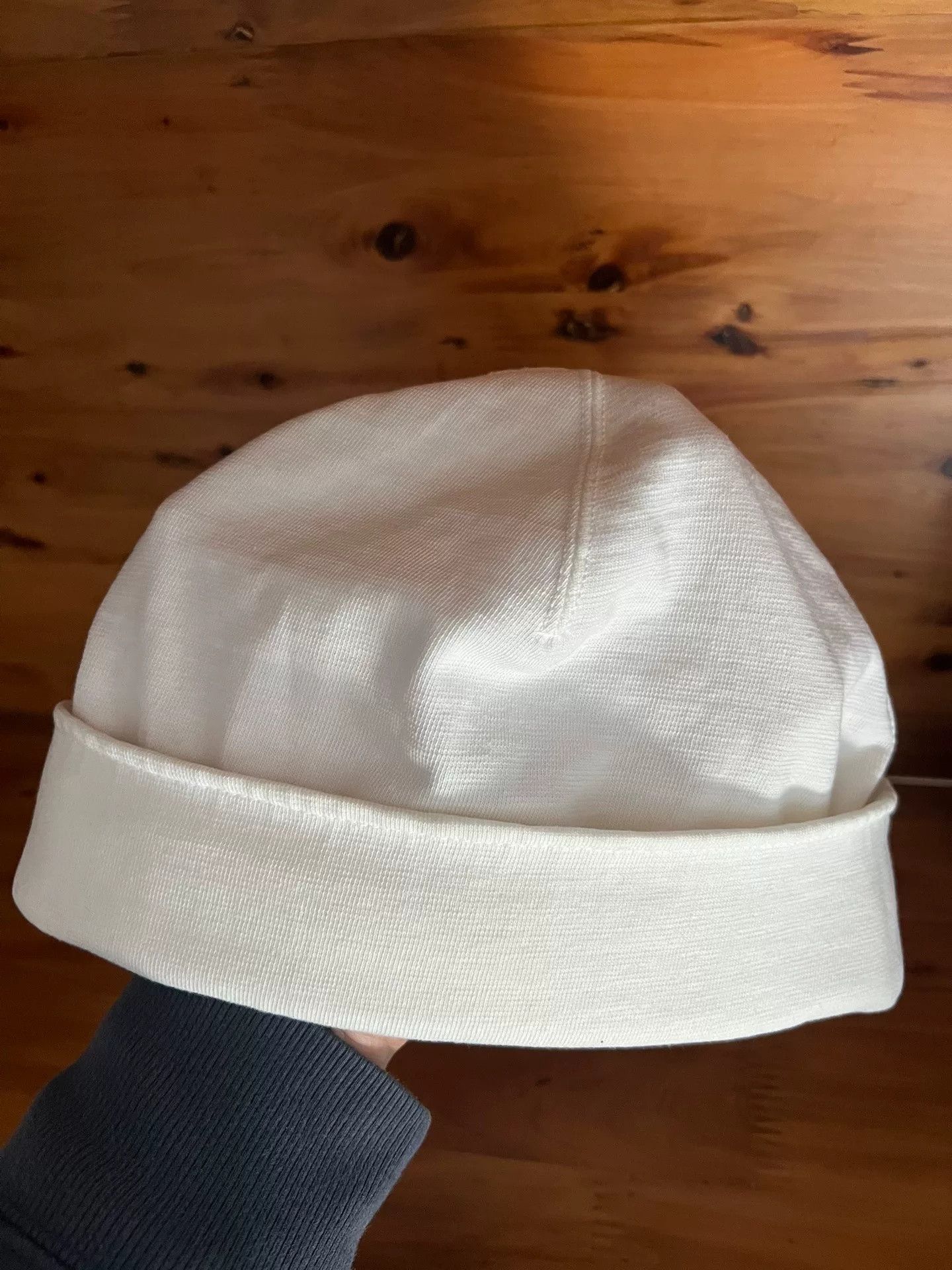 45rpm 45r White Knit Hat Size ONE SIZE - 2 Thumbnail