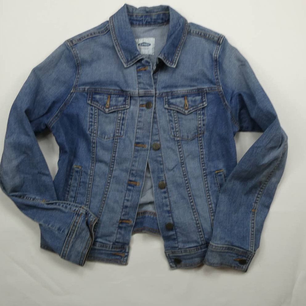 Old Navy women's OLD NAVY stretch fit denim jacket, blue, medium, NEW Size M / US 6-8 / IT 42-44 - 1 Thumbnail