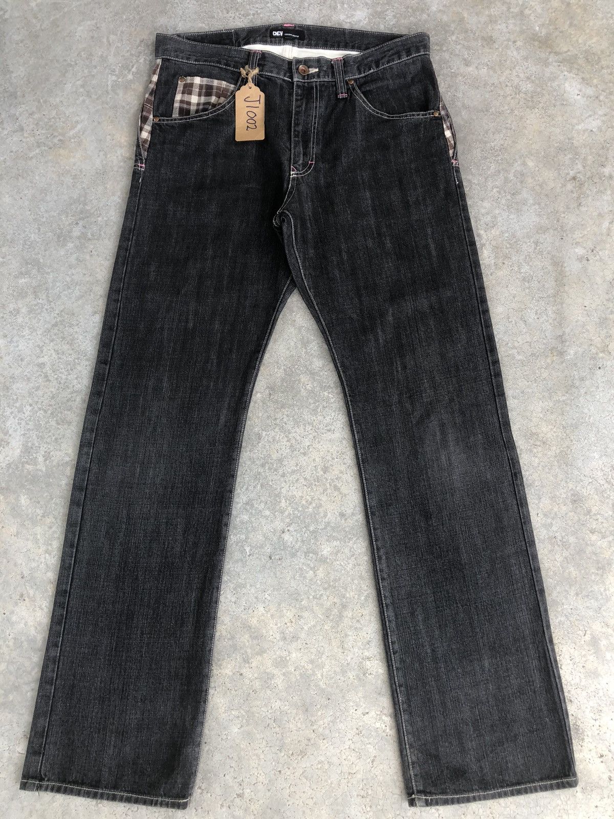 Japanese Brand Japanese Concave Attempt Distressed Jeans Size US 33 - 4 Thumbnail