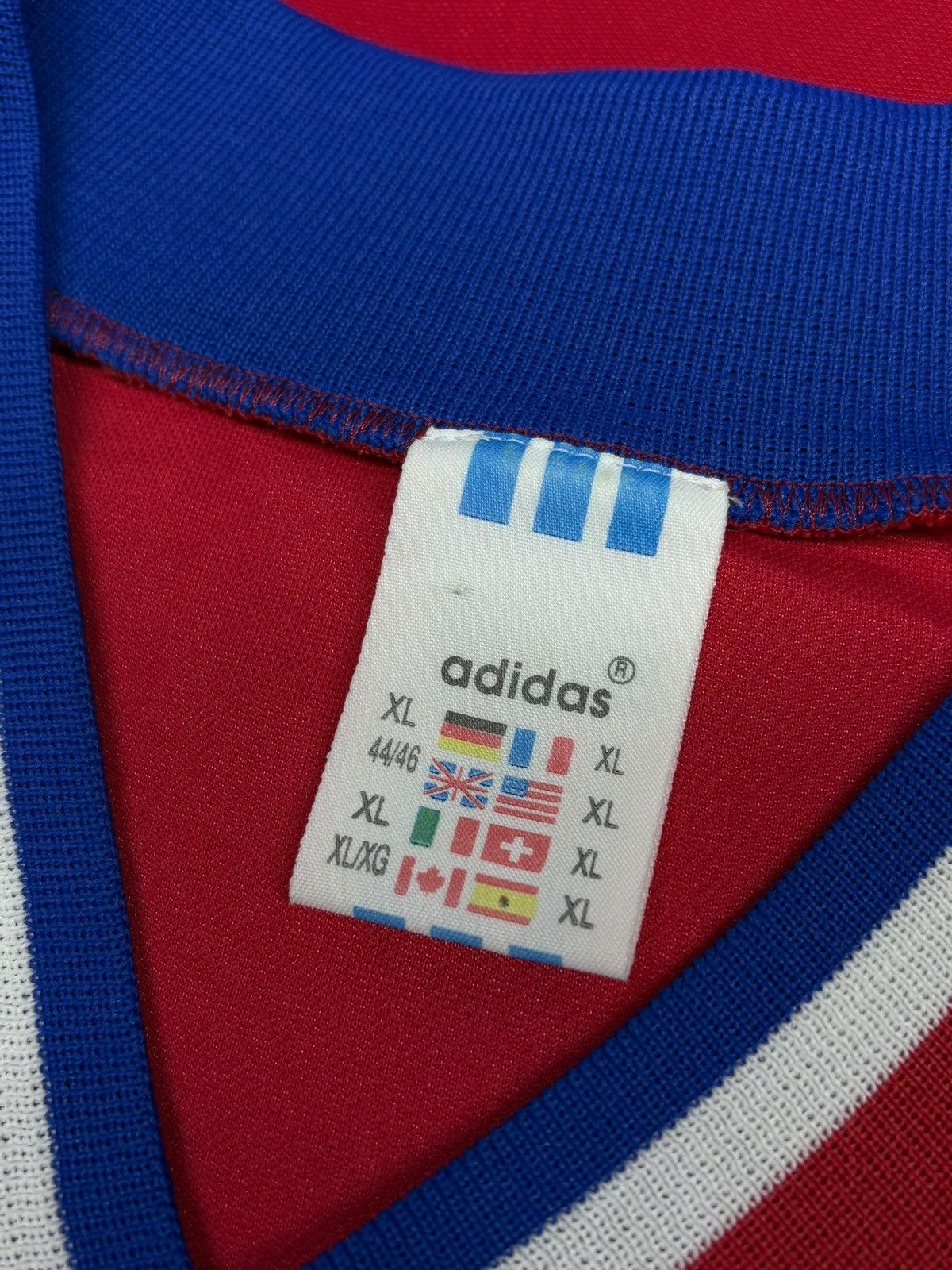 Adidas Vintage Bayern Munchen 1991-1993 Adidas Equipment Jersey Size US XL / EU 56 / 4 - 19 Thumbnail