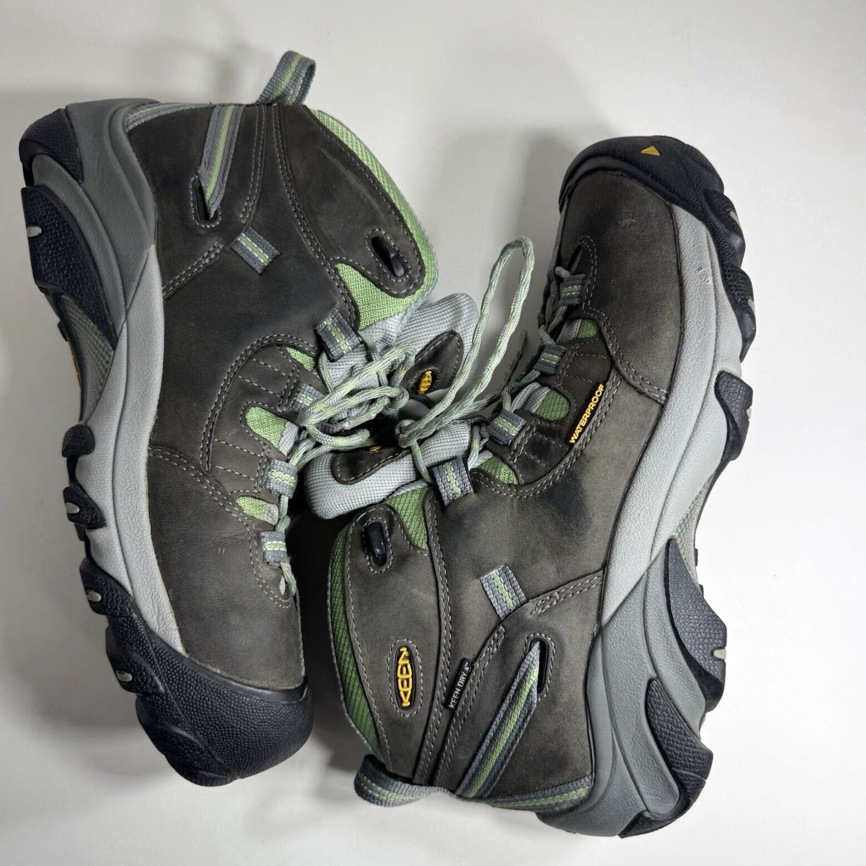 KEEN KEEN Women's Utility Detroit Mid Hiking Work Boots Waterproof Sz 10 F2413-11 Size US 10 / IT 40 - 7 Thumbnail