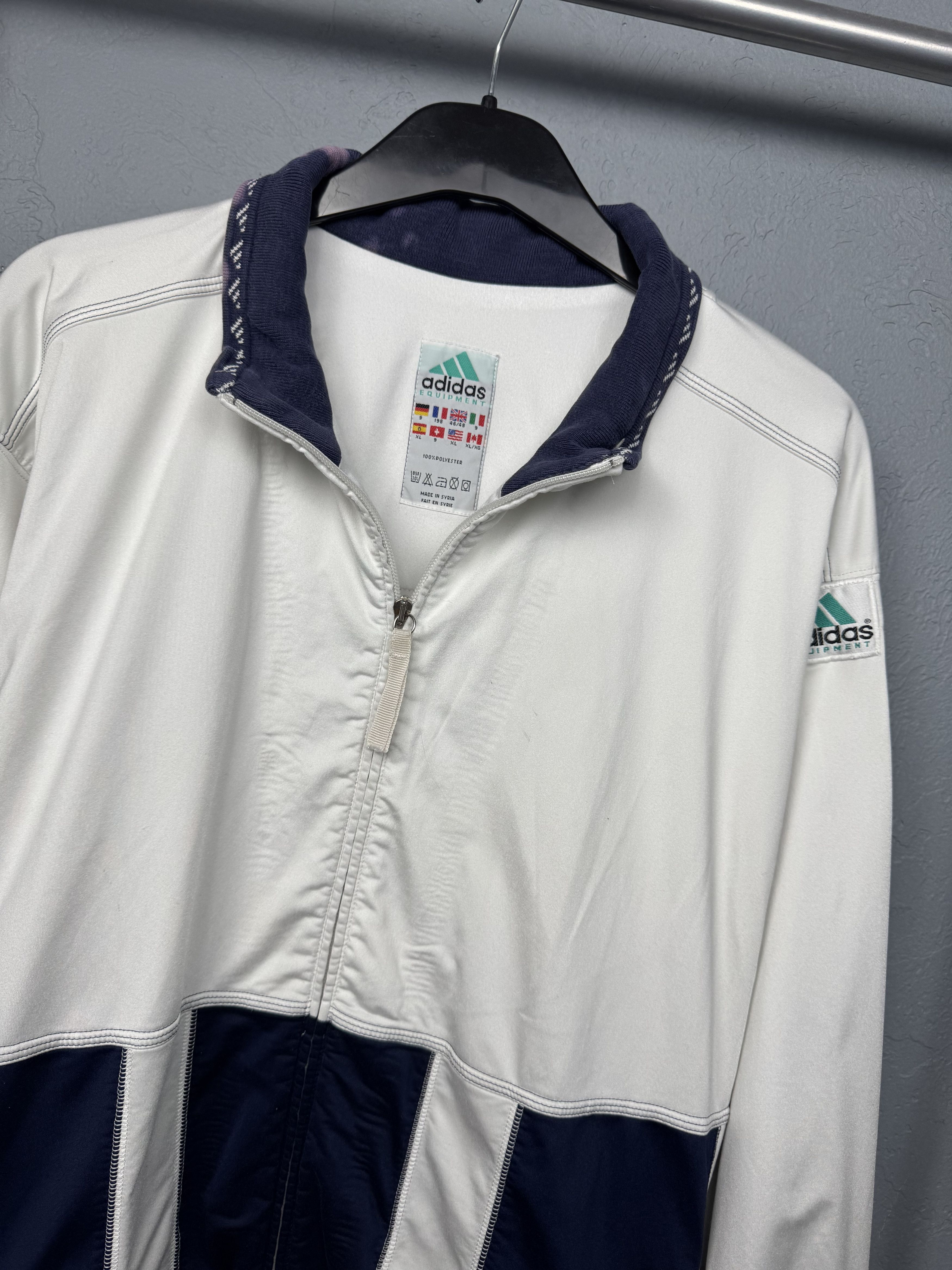 Adidas Adidas Equipment 90s Vintage Mens Track Top Jacket Size US XL / EU 56 / 4 - 2 Thumbnail