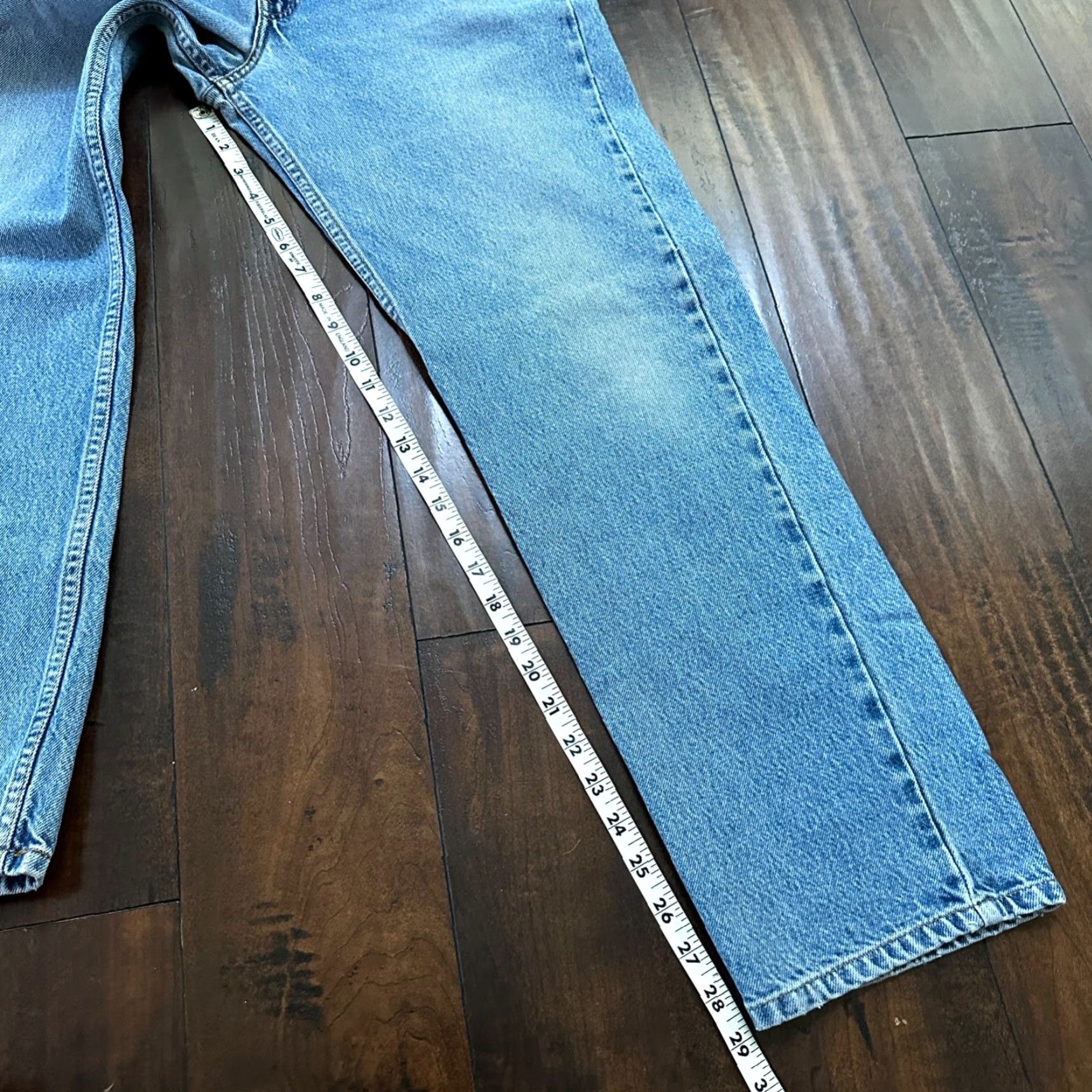 Levi's VINTAGE Levi's 505 Jeans - Denim - Regular - 34x30 - Light Blue - USA Orange Tab - Men - 1980s 1990s Theme: American Flag/USA Size US 34 / EU 50 - 4 Thumbnail