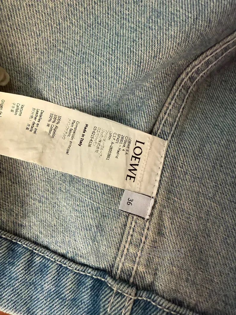 Loewe Loewe Denim Jacket, Classic Style Size XS / US 0-2 / IT 36-38 - 4 Thumbnail