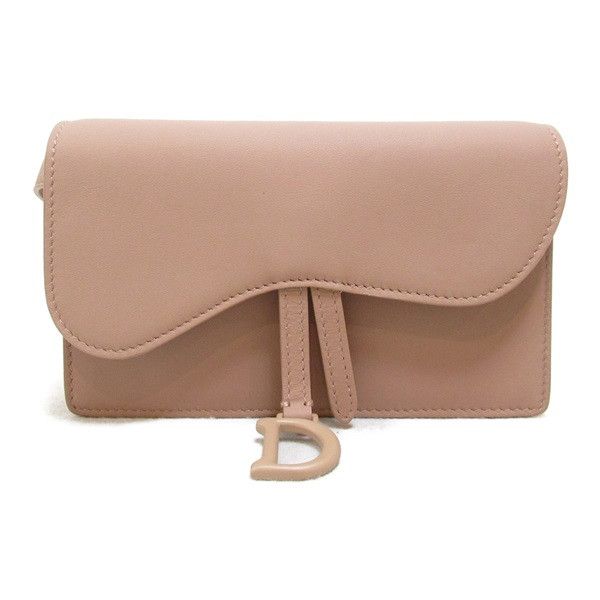 image of Dior Leather Saddle Rectangular Belt Bag in Brown, Women's