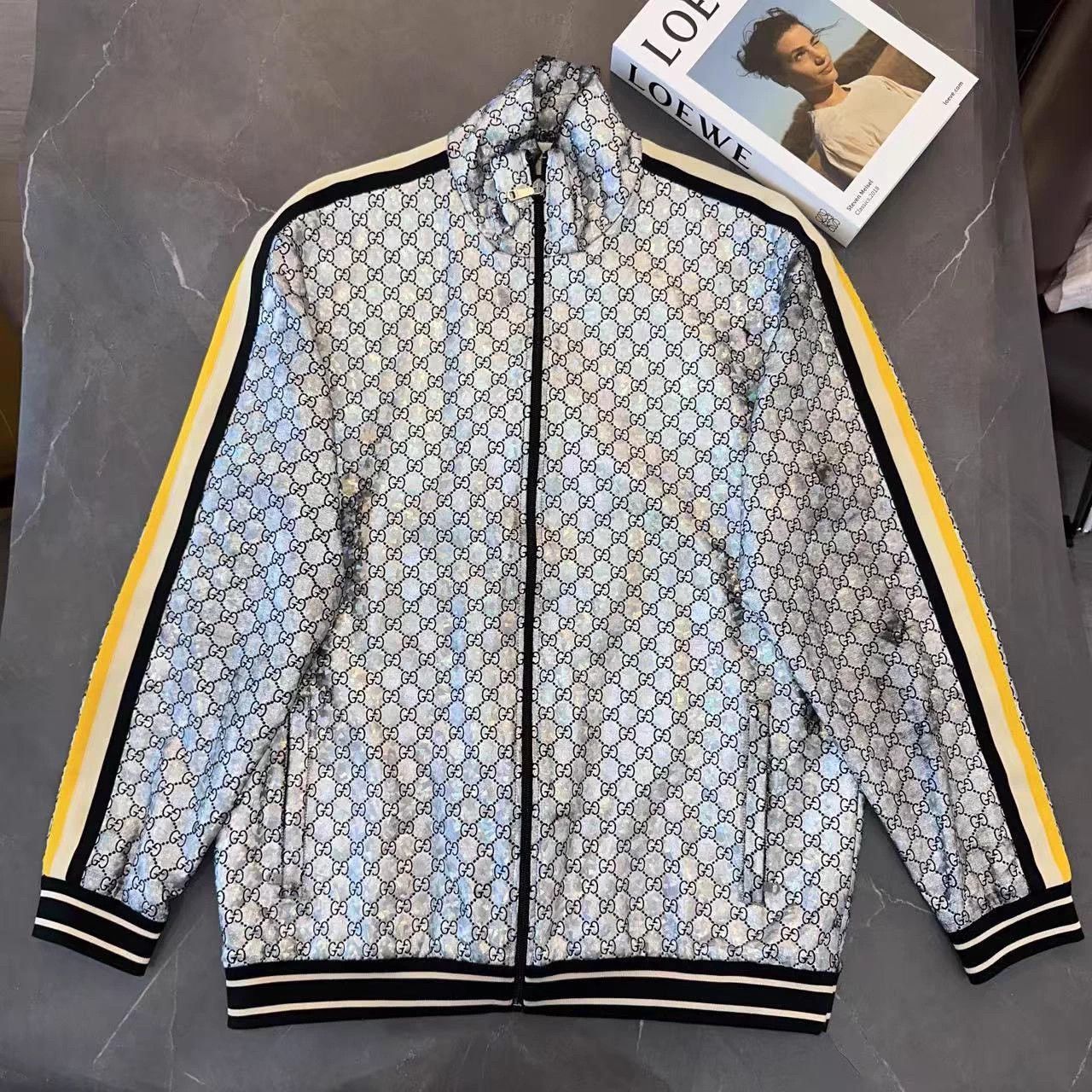Gucci Gucci Silver Double G Side Jacket L Size US L / EU 52-54 / 3 - 1 Thumbnail