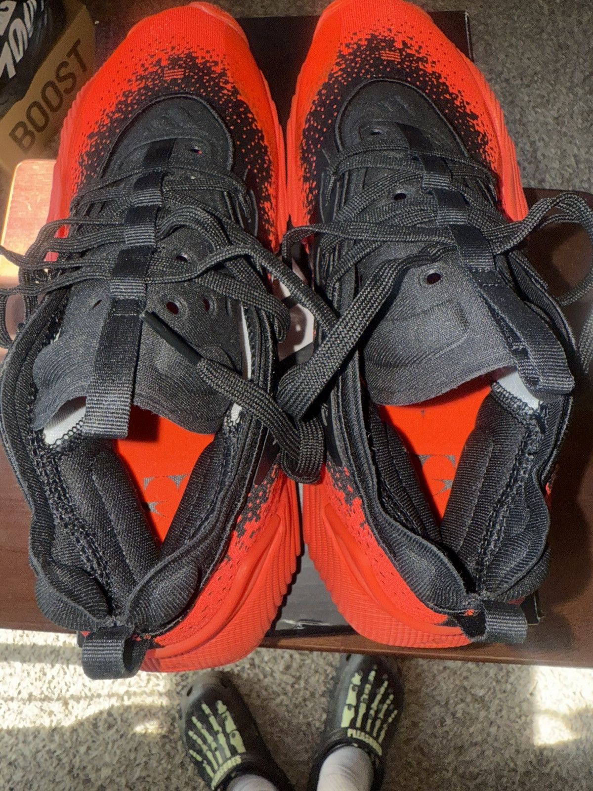 Adidas Sdidas Trae Young 3 Solar Red Black Size US 10 / EU 43 - 7 Thumbnail