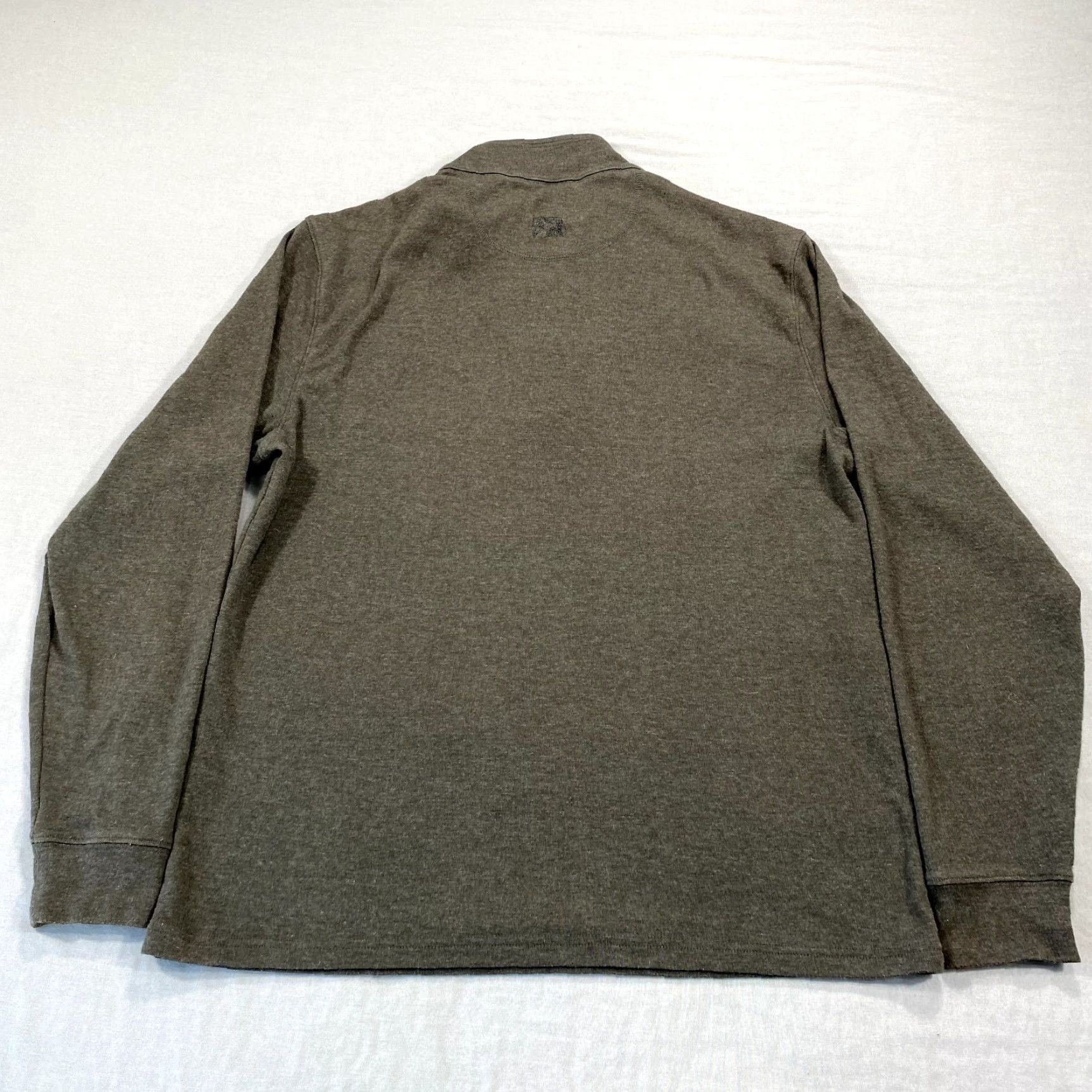 J Brand Normal Brand Sweater Mens Large Brown 1/4 Zip Sweatshirt Stretch Pullover Size US L / EU 52-54 / 3 - 2 Thumbnail