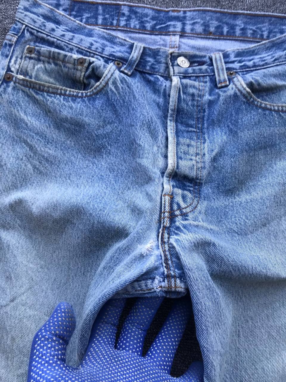 Levi's × Vintage Vintage LEVIS 501 80s distressed jean Stonewash USA W31x31 Size US 31 - 5 Thumbnail
