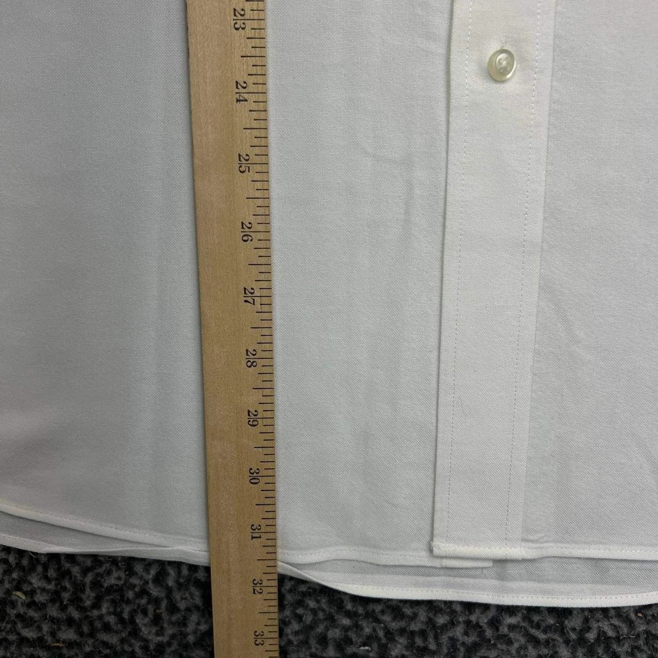 Van Heusen Van Heusen Button Up Shirt Men 17 1/2-18 XL White Collared Size US XL / EU 56 / 4 - 3 Thumbnail