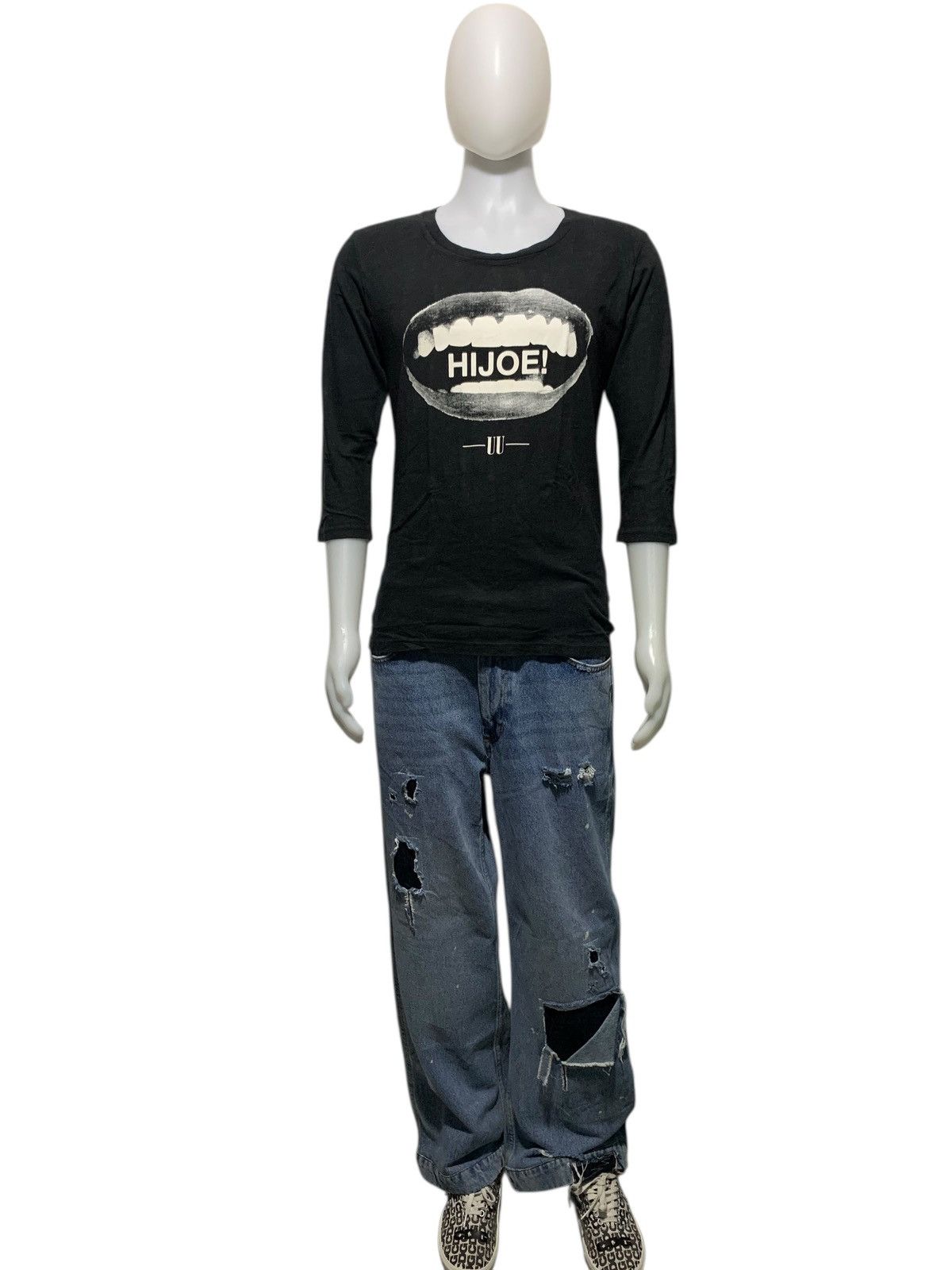 Jun Takahashi Undercover x UNIQLO HIJOE distressed ¾ Sleeve t-shirt Size US M / EU 48-50 / 2 - 2 Thumbnail