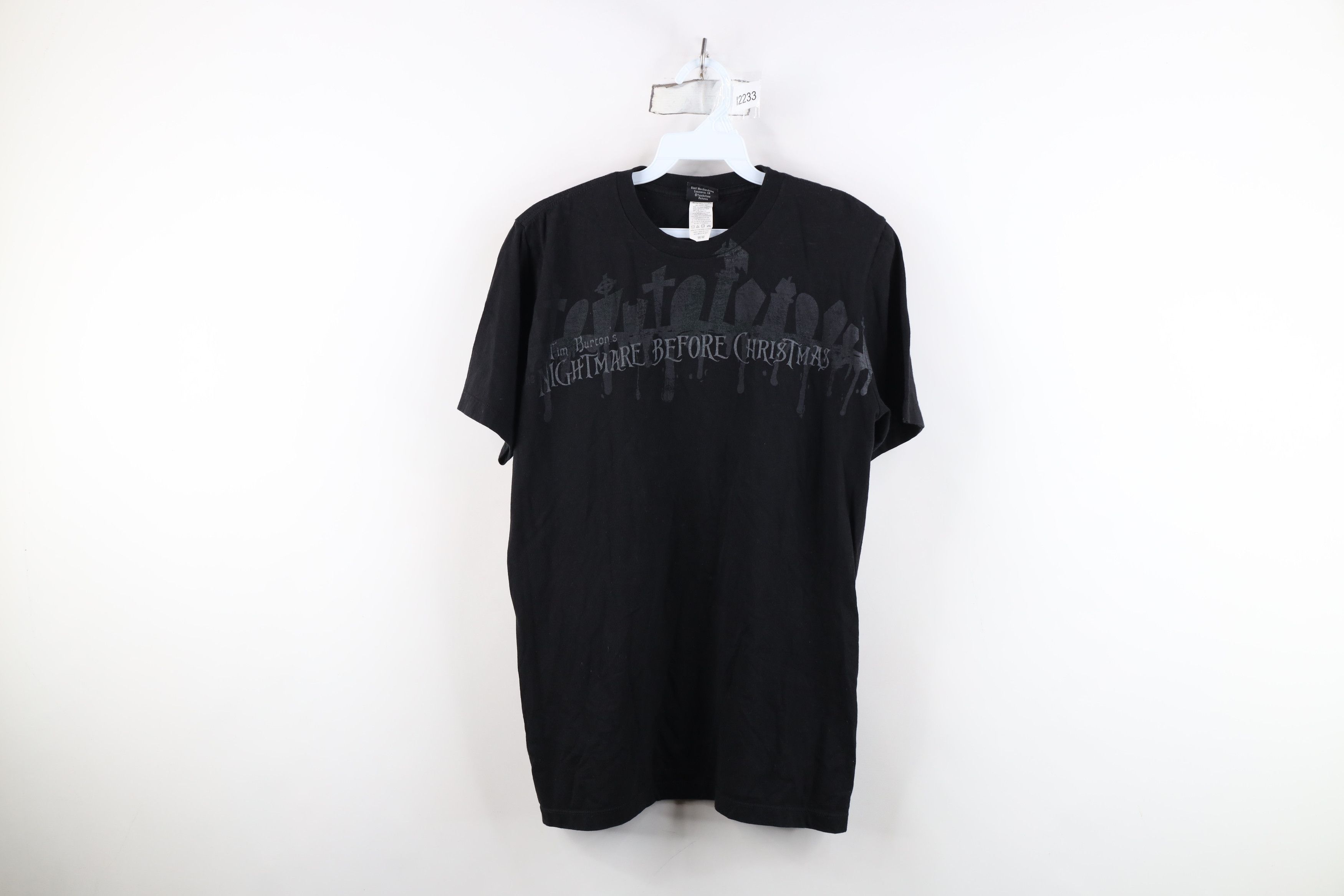 Vintage Vintage Tim Burtons The Nightmare Before Christmas T-Shirt Size US M / EU 48-50 / 2 - 1 Thumbnail