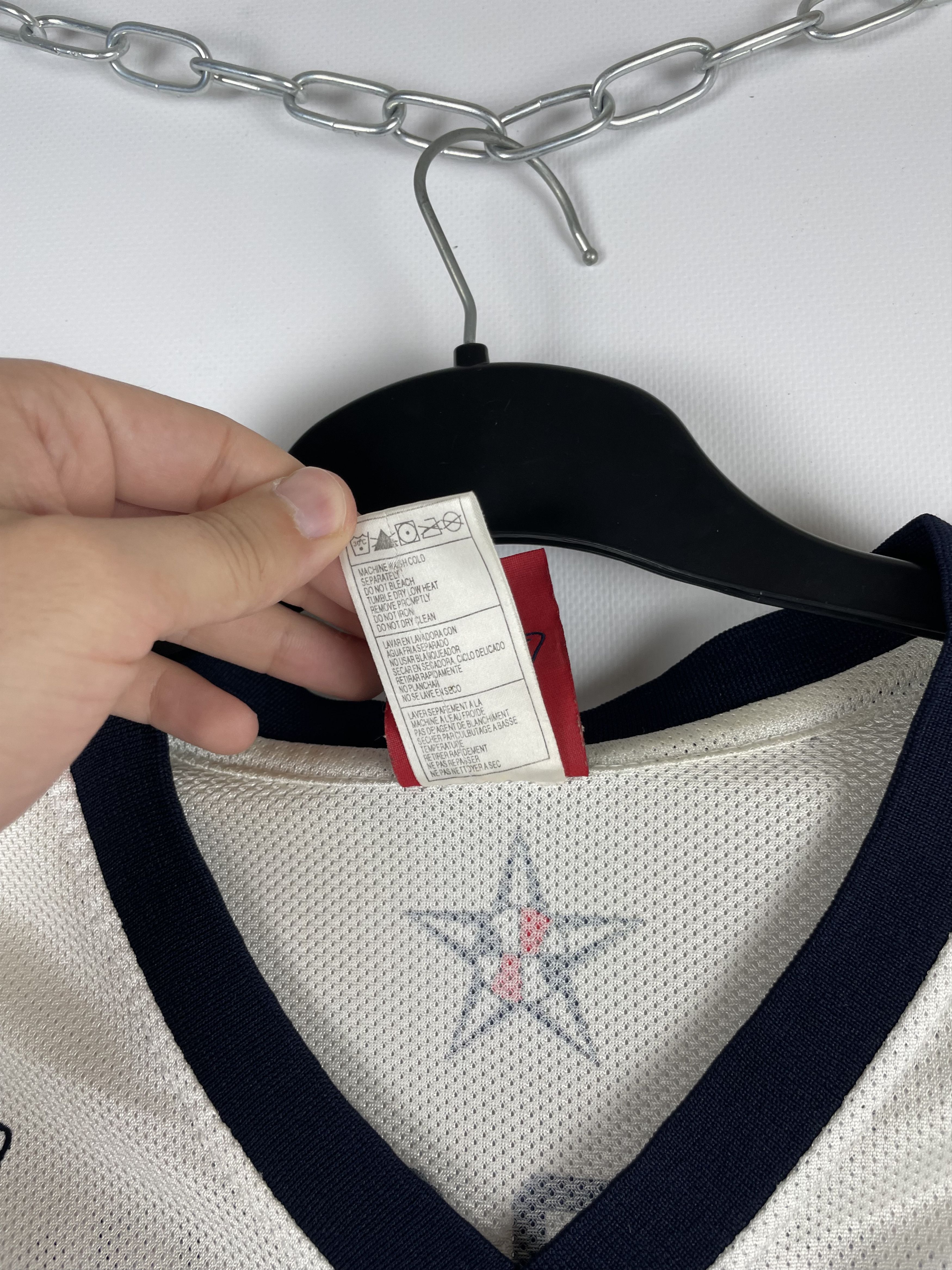 NBA USA REEBOK IVERSON 4 NBA BASKETBALL JERSEY Y2K 90s Size US S / EU 44-46 / 1 - 8 Thumbnail