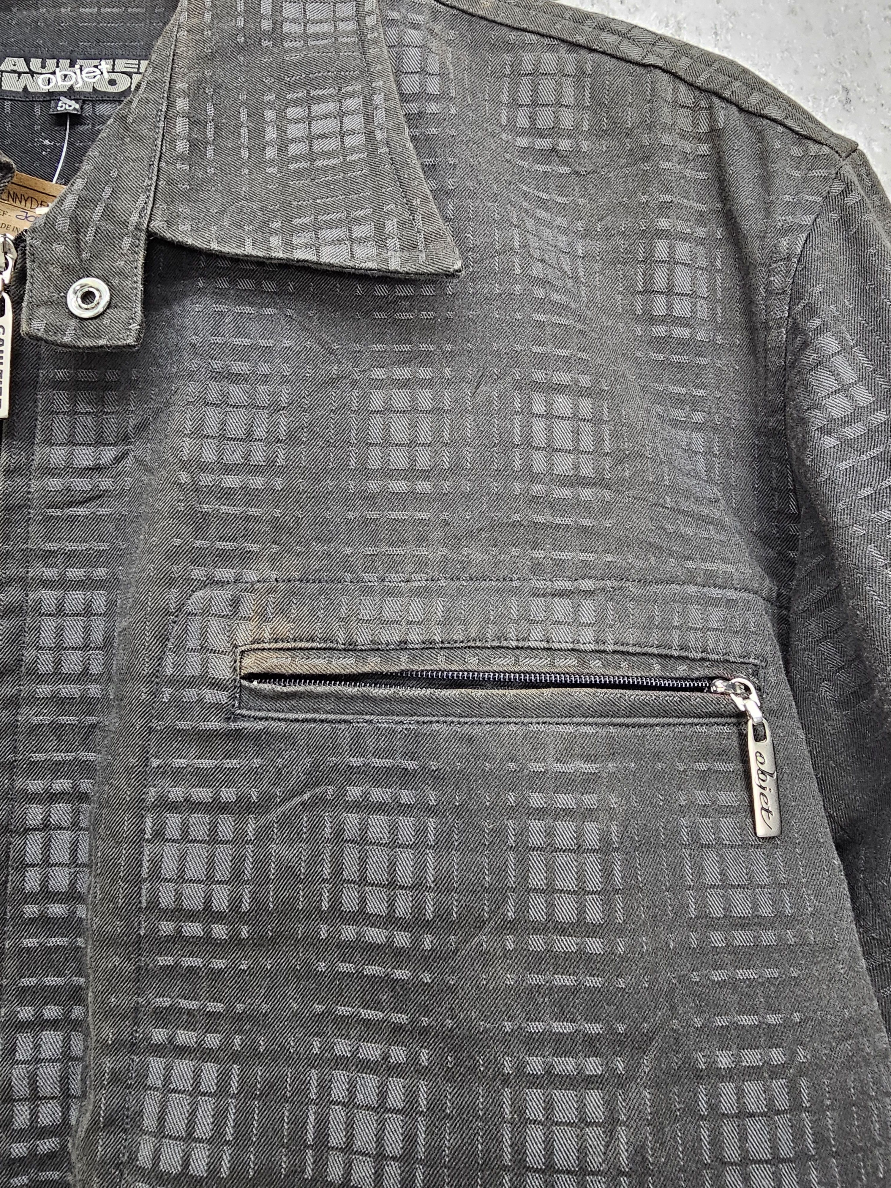 Designer Vintage GAULTIER HOMME OBJET Plaid Checked Jacket J0066 Size US M / EU 48-50 / 2 - 3 Thumbnail