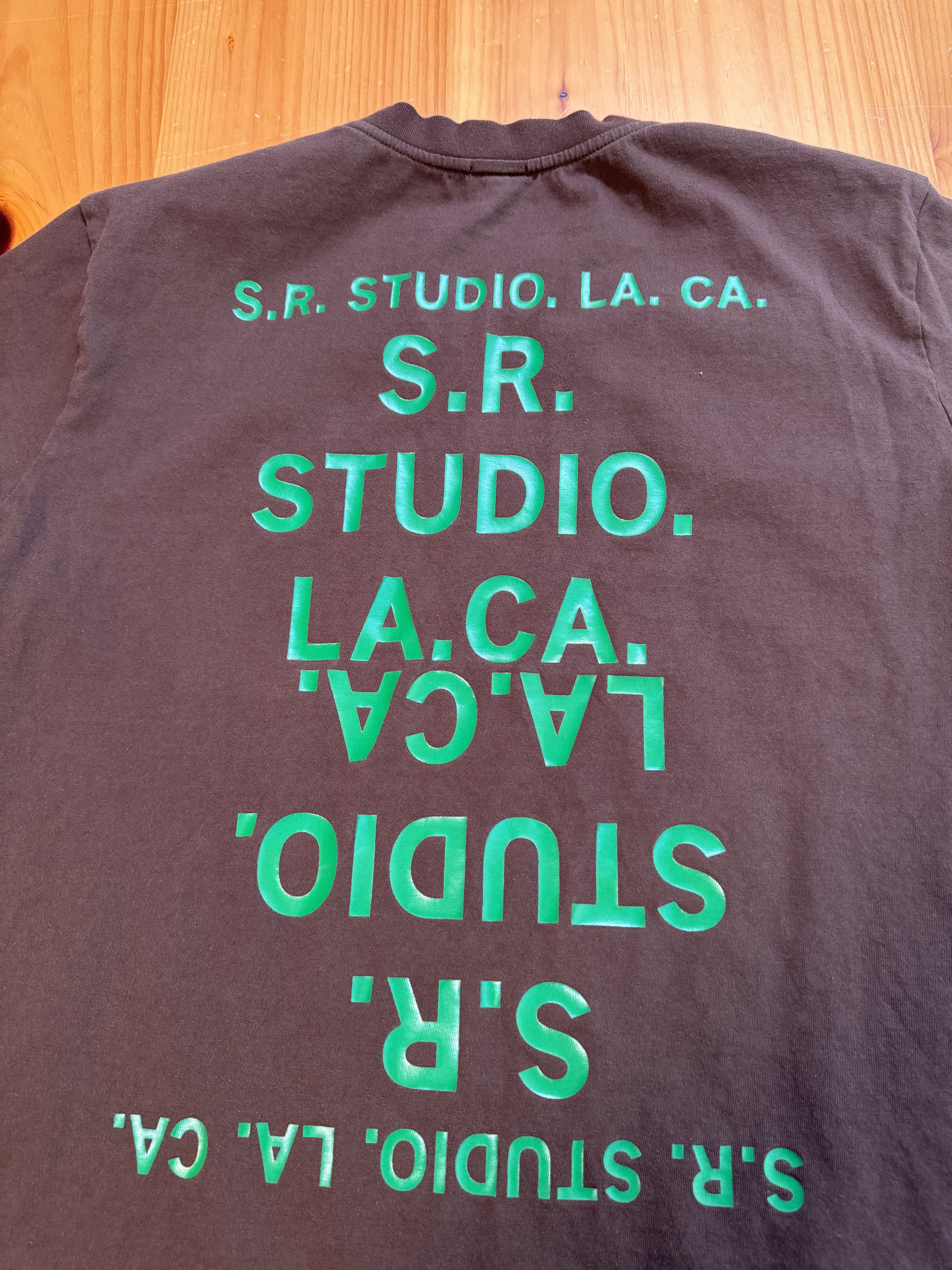 Sterling Ruby Sr Studio LA CA BASIC T-SHIRT WITH S.R.S. DOUBLE LOGO Size US XL / EU 56 / 4 - 8 Thumbnail