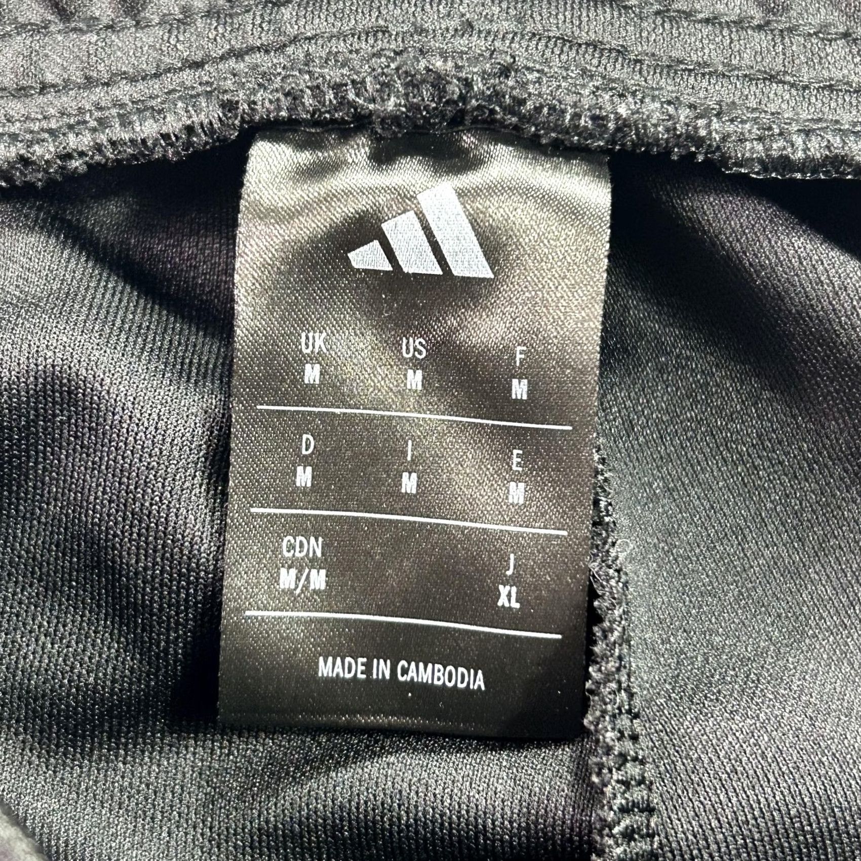 Adidas Adidas Men M Black Track Pants 3 Stripe AEROREADY Elastic Waist Pockets Zip Hem Slim Tapered Knit IR7848 Size US 31 - 4 Thumbnail