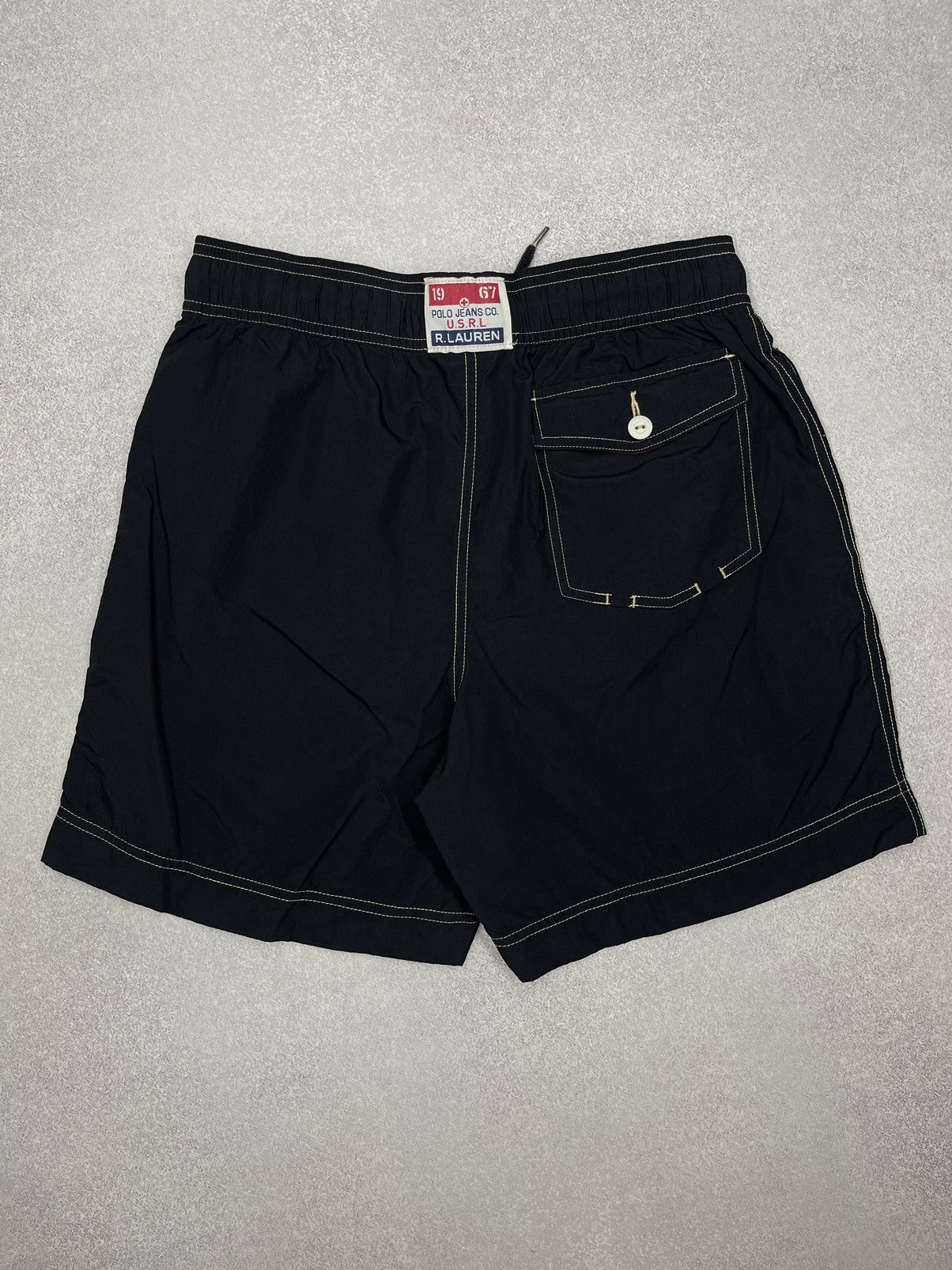 Polo Ralph Lauren Vintage Polo Ralph Lauren Jeans Company Black Shorts Y2K Size US 30 / EU 46 - 5 Thumbnail