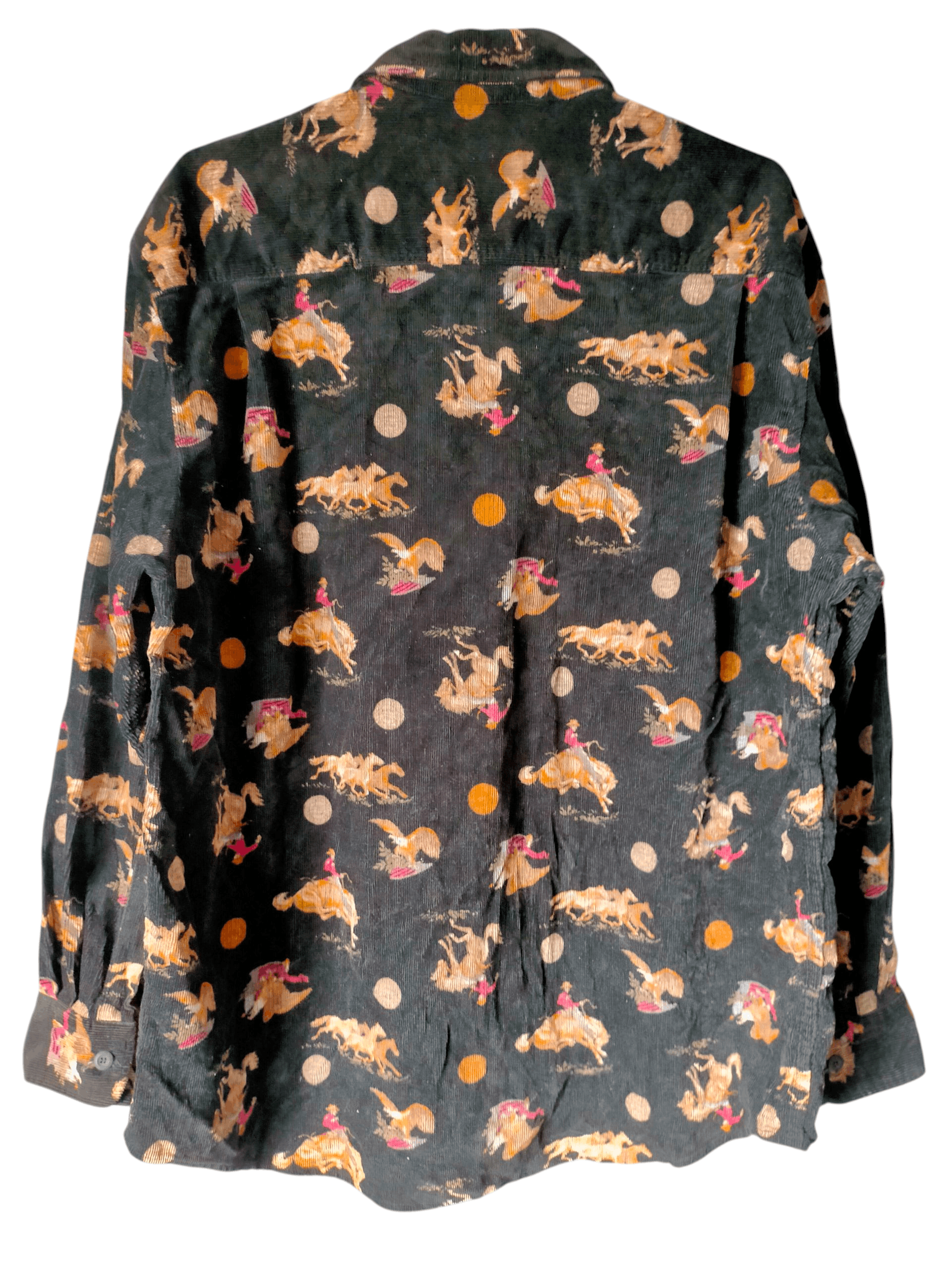 Lee 🔥Rare Lee Coudroy Full print Work shirt button ups Size US L / EU 52-54 / 3 - 3 Thumbnail