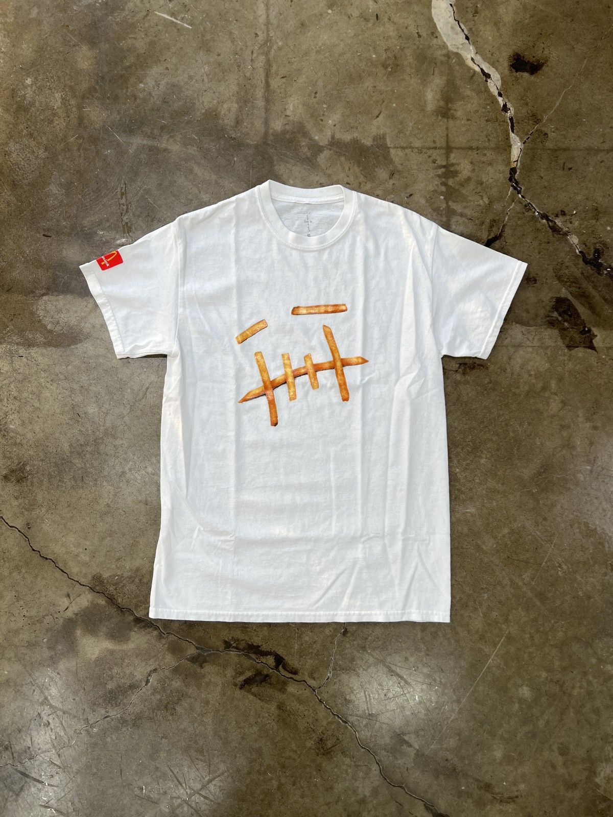 Travis Scott Travis Scott McDonalds French Fry Tee Sz. Small Size US S / EU 44-46 / 1 - 2 Thumbnail