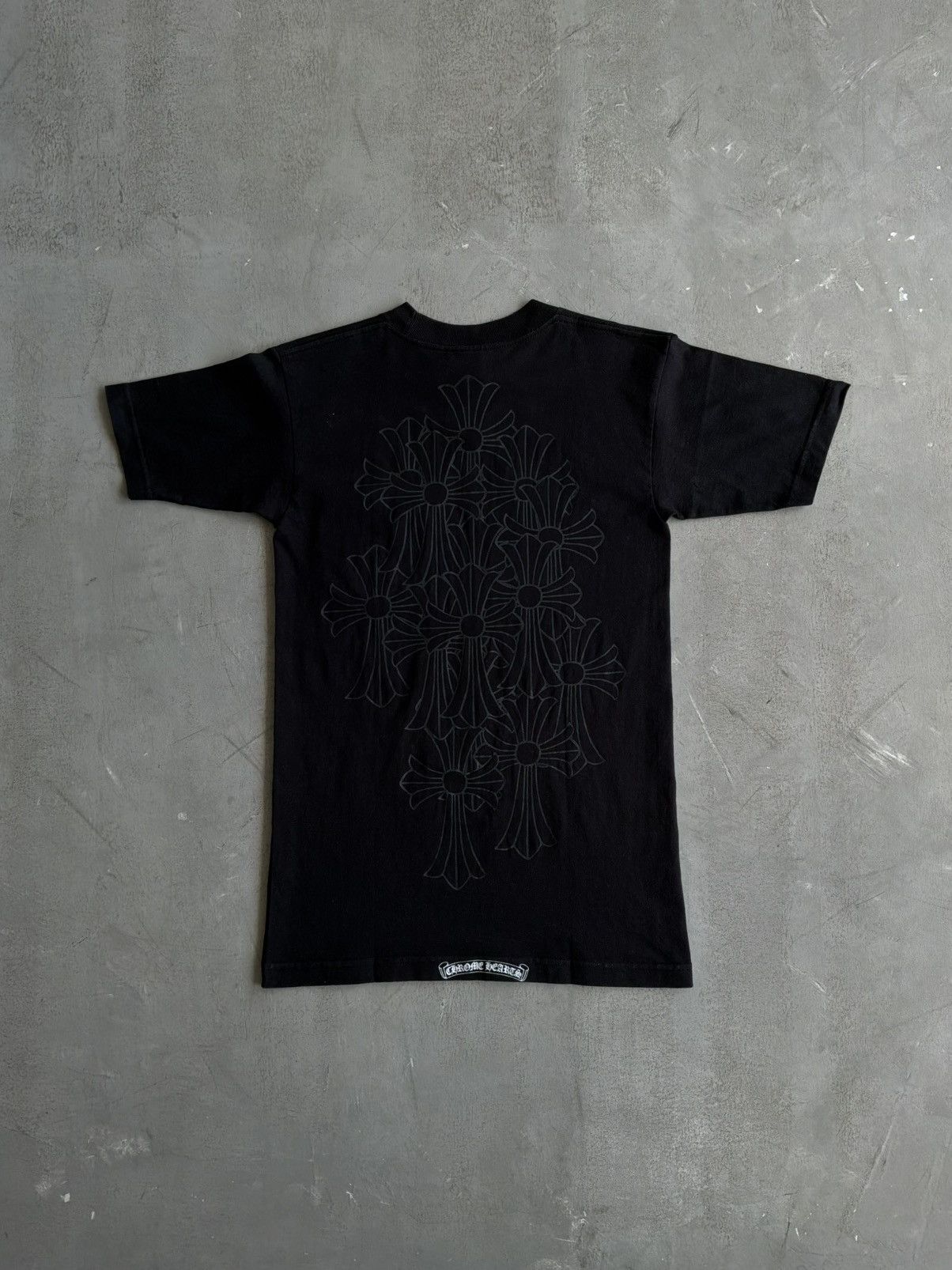Chrome Hearts Vintage Chrome - Tonal Cemetery Tee Size US S / EU 44-46 / 1 - 1 Thumbnail