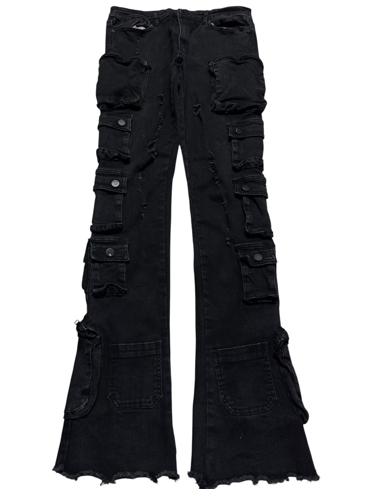 Japanese Brand LE GRANDE BLEU IFSIXWASNINE STYLE BY ROCKSTAR FLARE DENIM Size US 30 / EU 46 - 1 Thumbnail