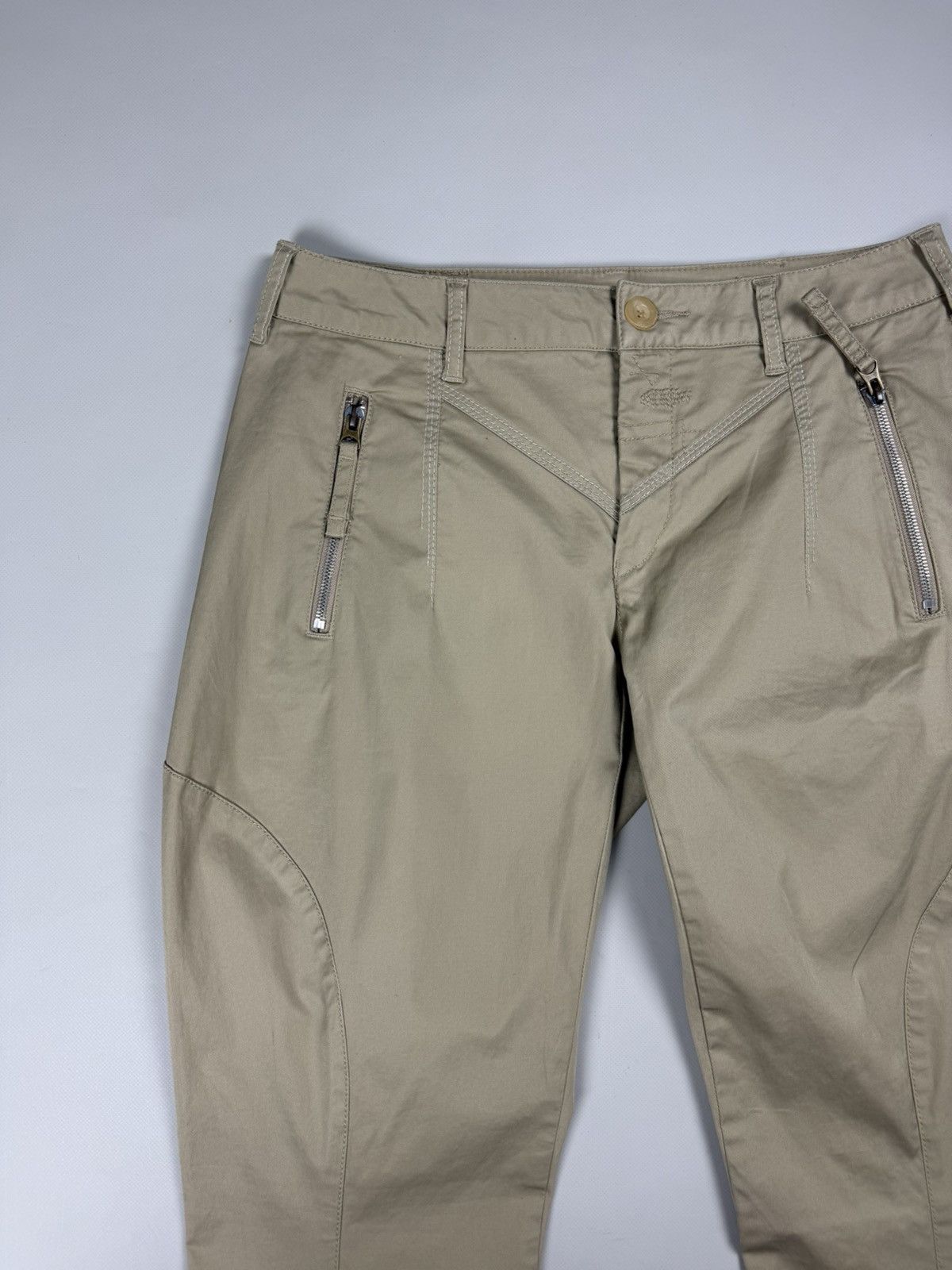 Marithe + Francois Girbaud MFG Girbaud Men’s Avant-Garde Chino Pants Trousers Size US 30 / EU 46 - 8 Thumbnail